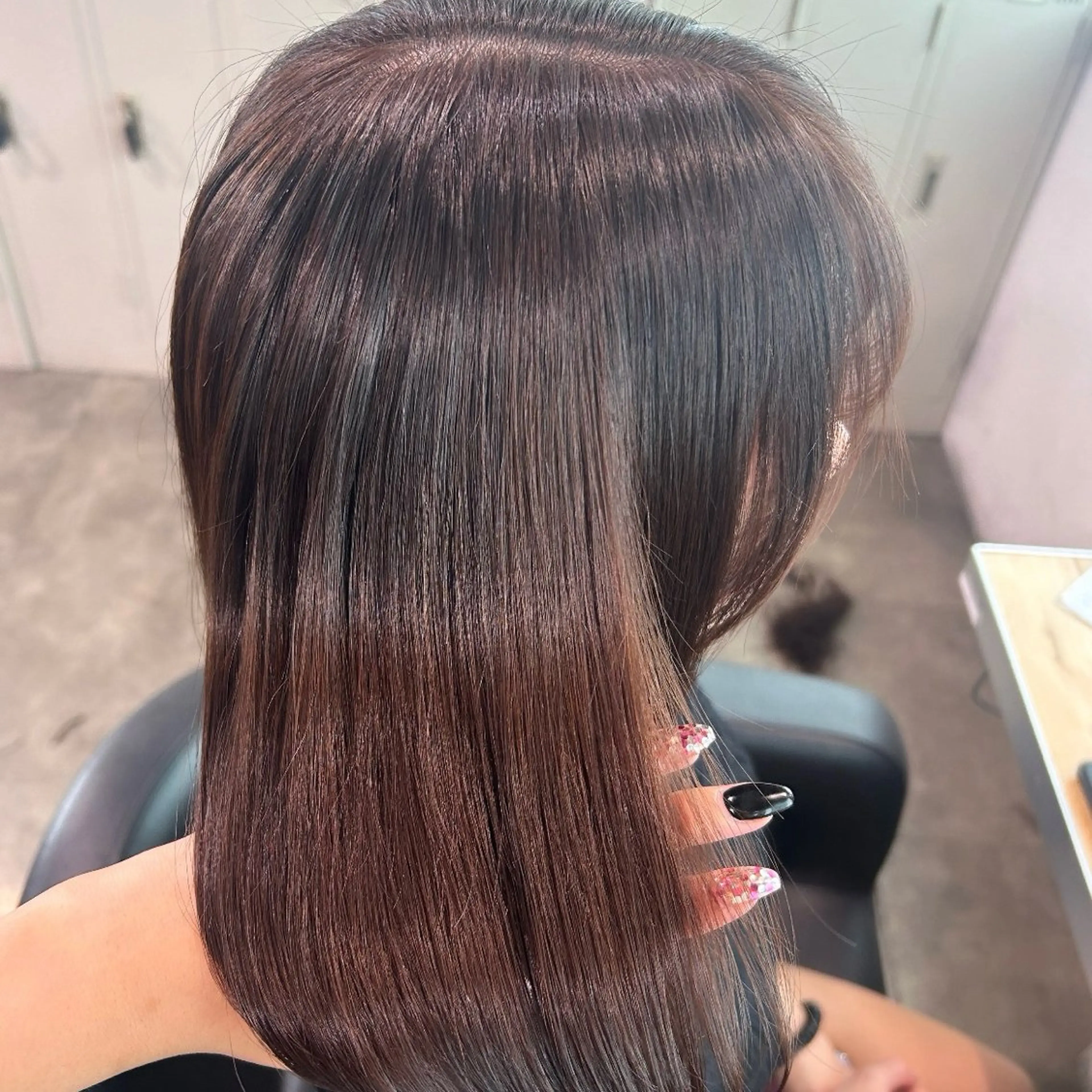 ミディアム カラー IS所属・横浜美容室/透明感 カラー/レイヤーのヘアスタイル