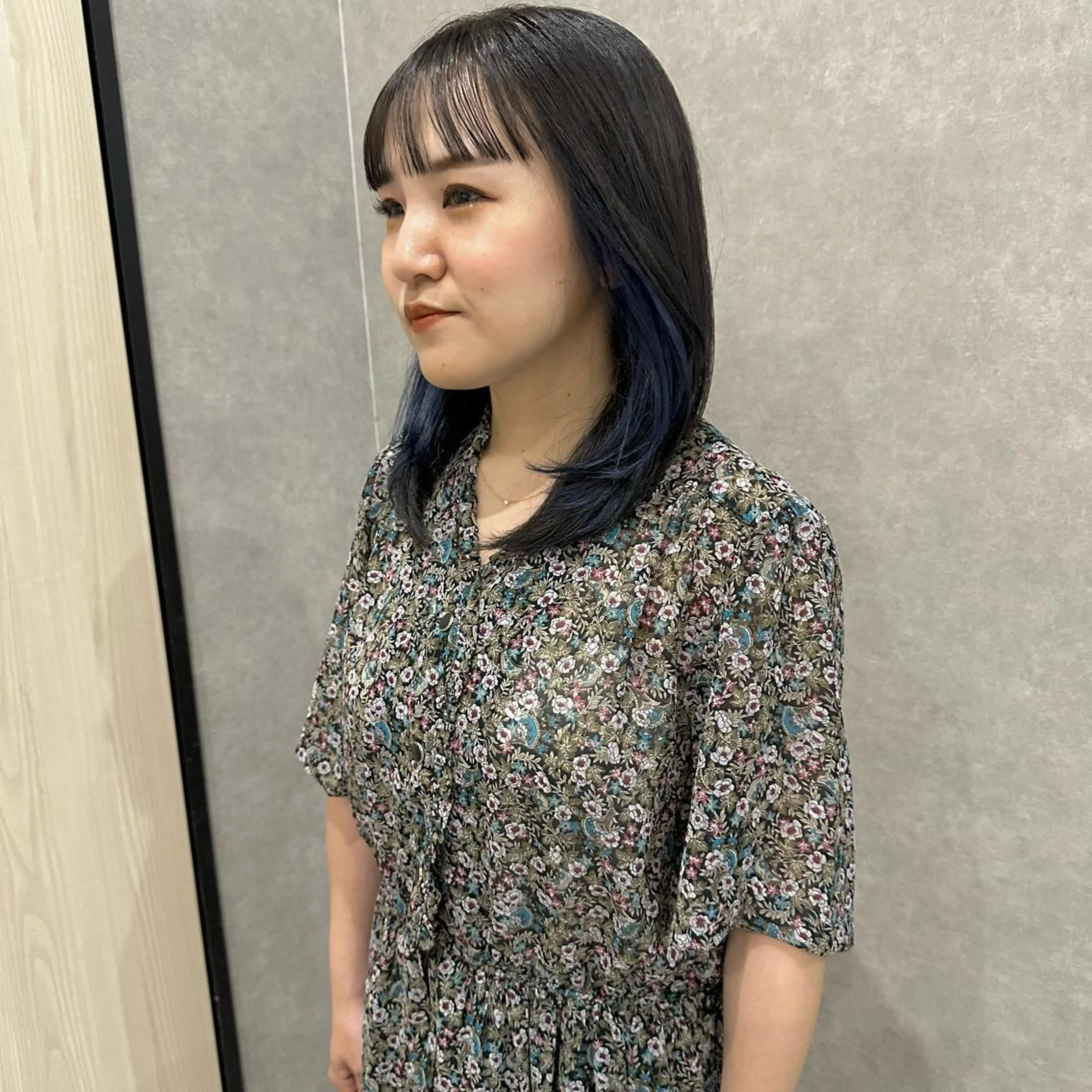 ミディアム カラー はちすか るかのヘアスタイル