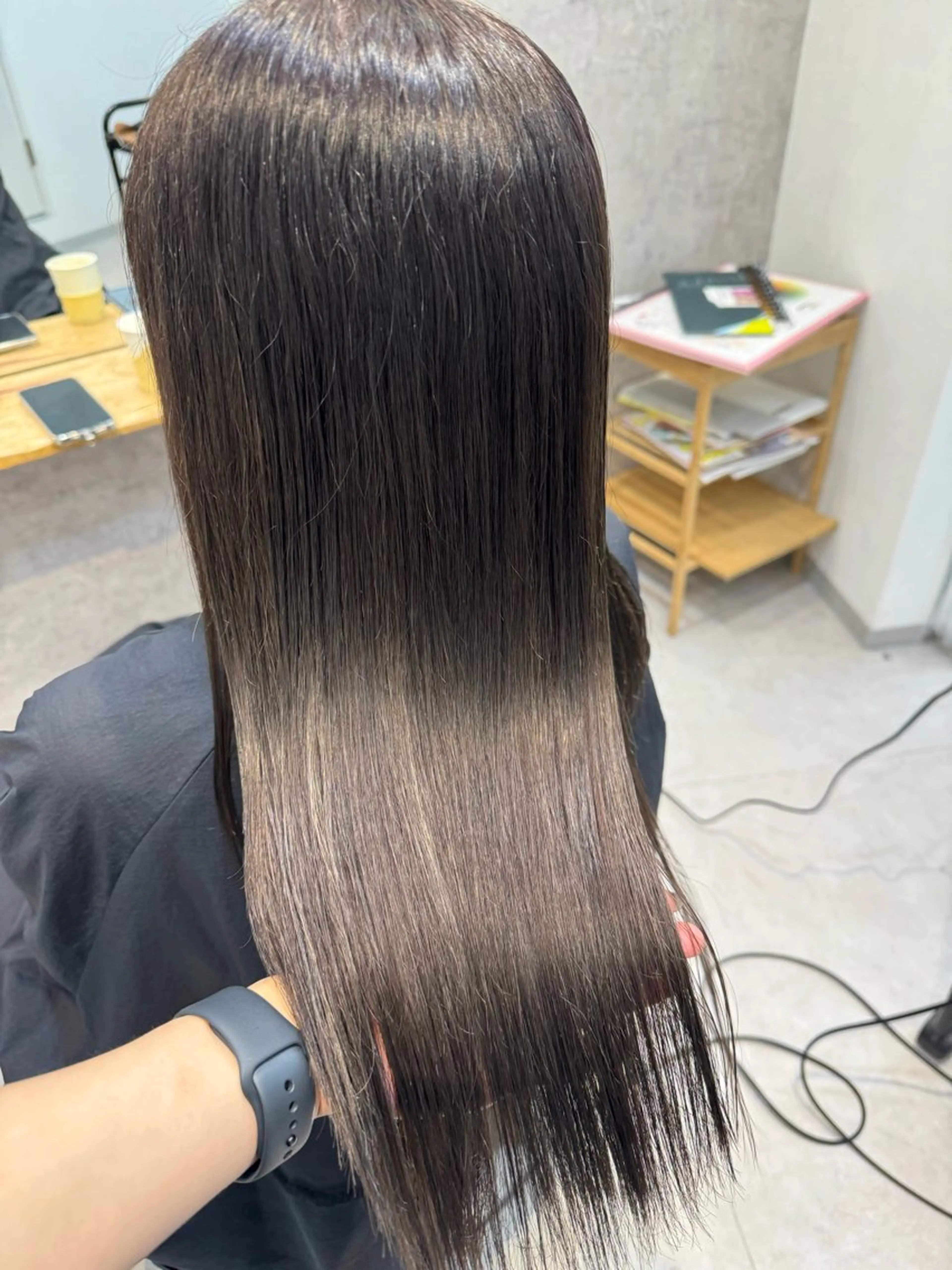 セミロング カラー カット ヘアカラー トリートメント Dxxxx III所属・女性目線の大人 メンズ*Ayakaのヘアスタイル