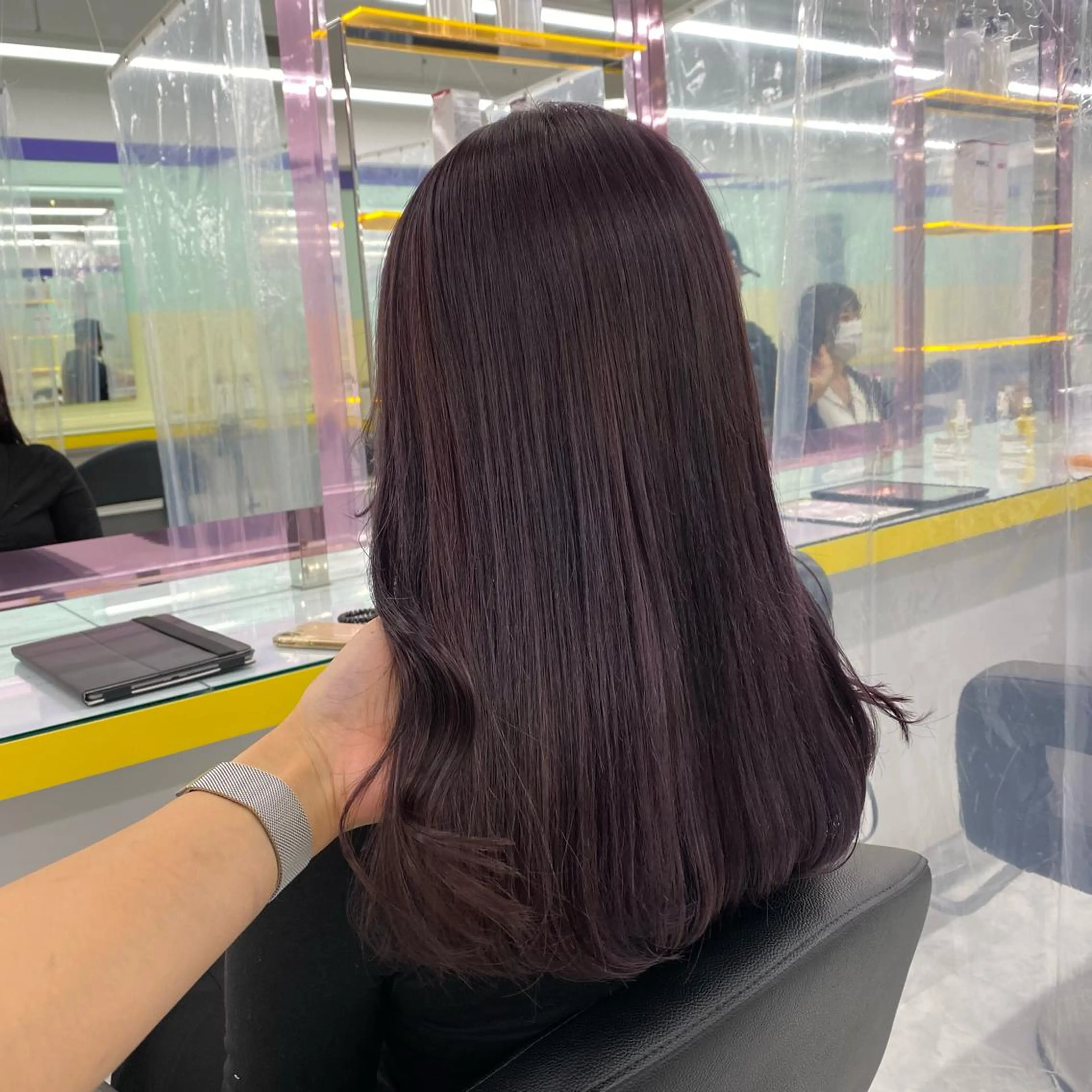 セミロング カラー ヘアアレンジ GOTODAY shair salon 横浜mare店所属・透明感抜群カラー mai🍑♡のヘアスタイル