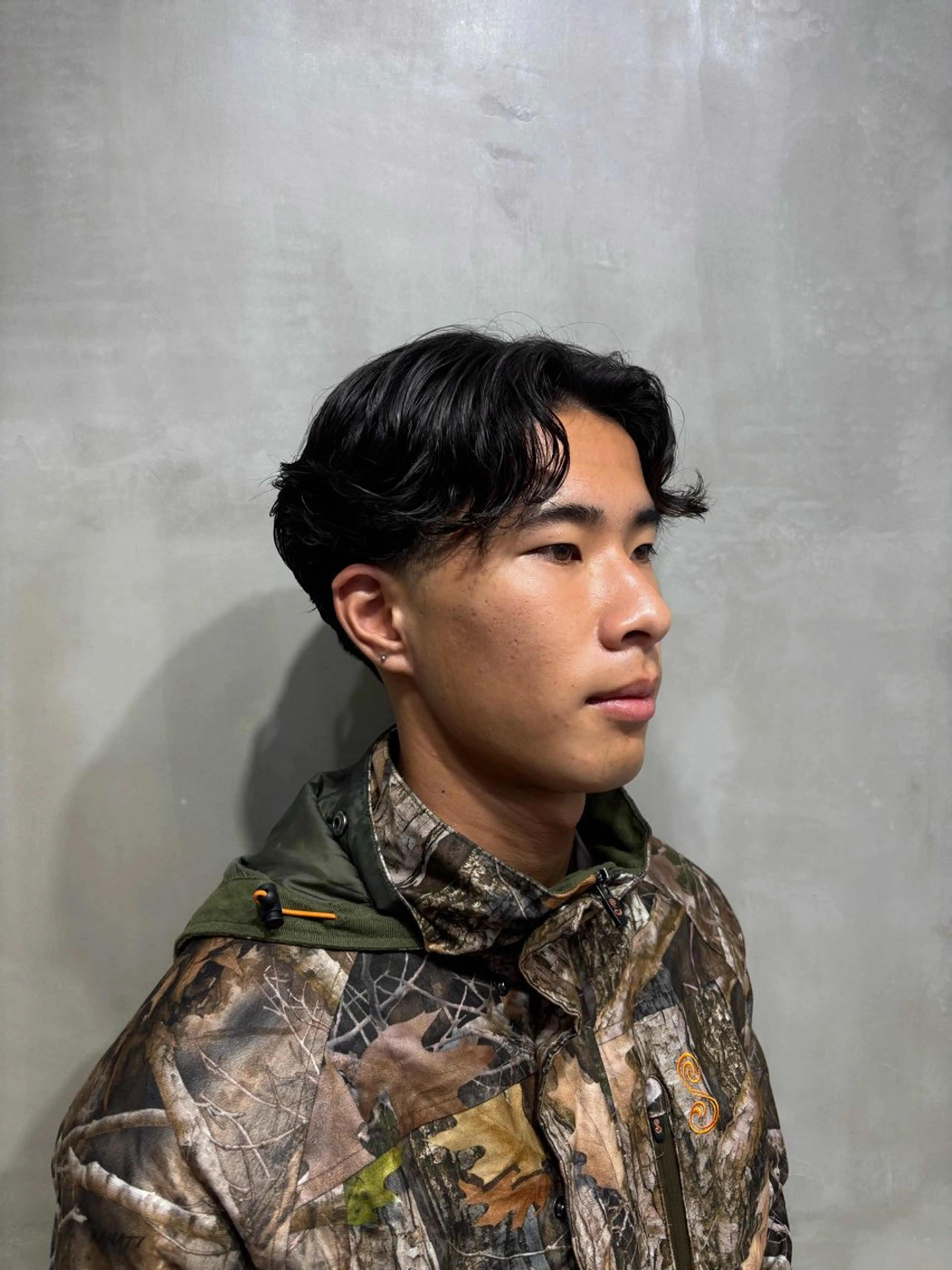 メンズ フェザーパーマ メンズパーマ the path ユウヤのヘアスタイル