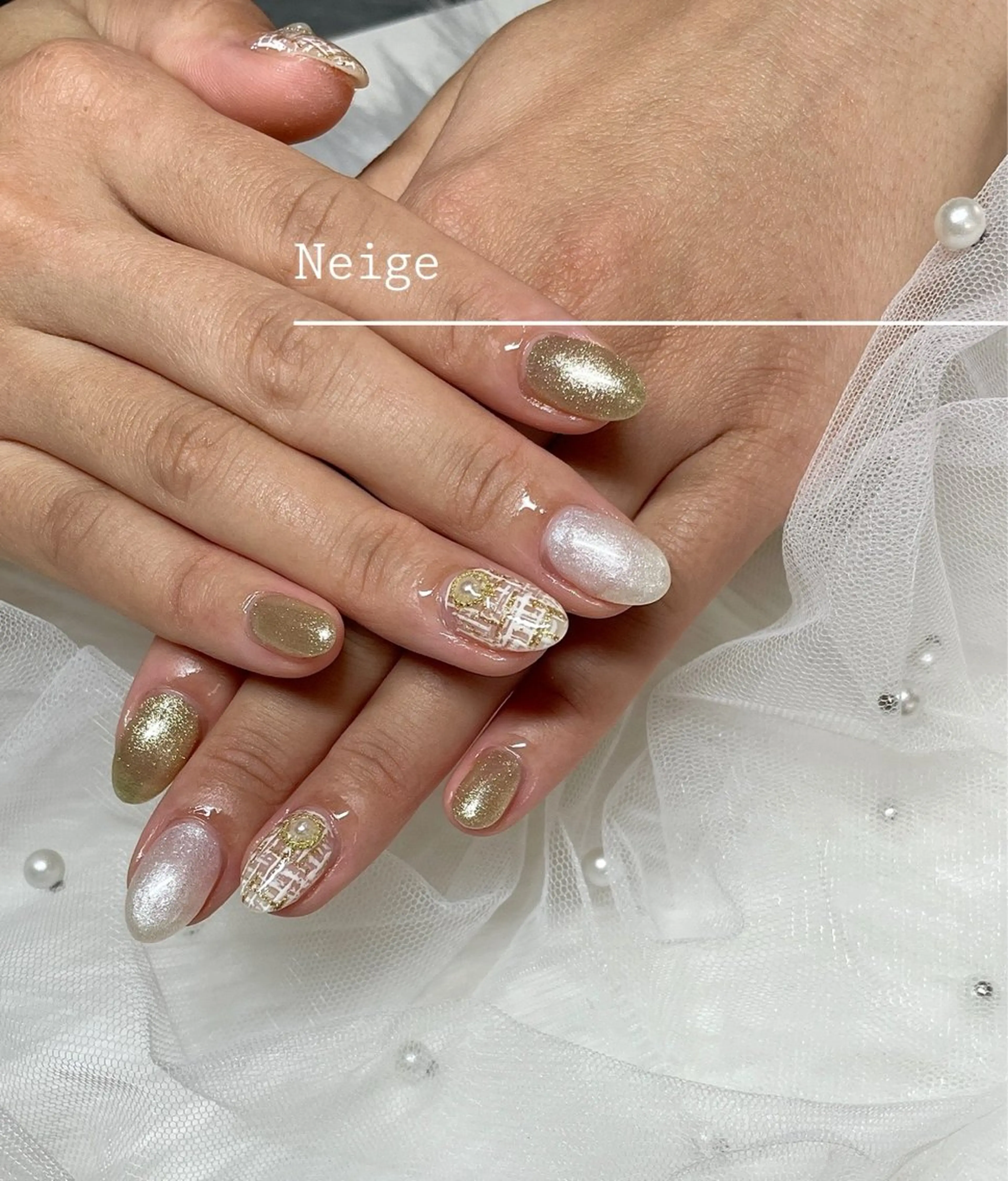 ネイル ハンドネイル Neige所属・Neige 𓂃 aiのネイルデザイン