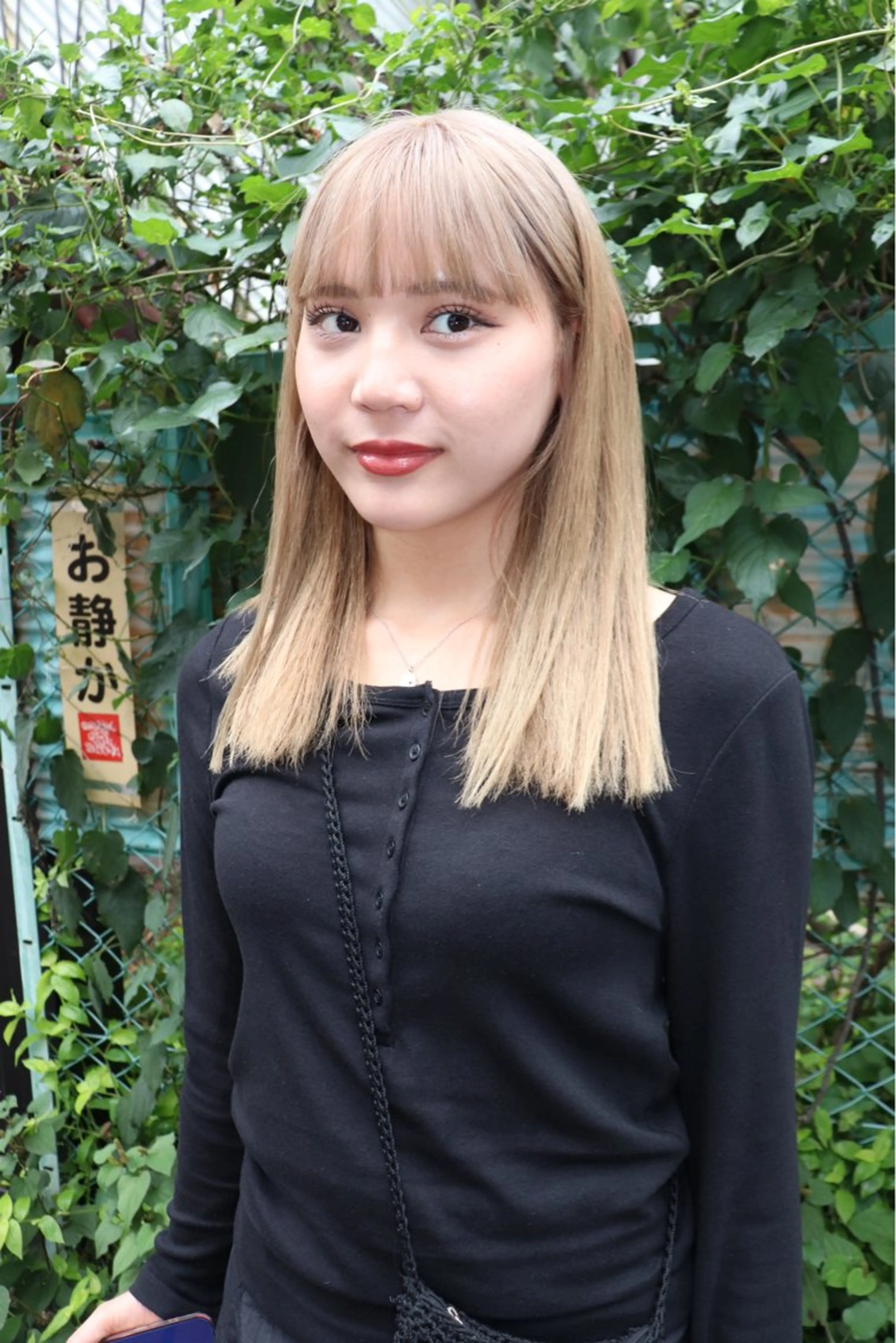 セミロング カラー ヘアアレンジ ヘアカラー @kyoniyy KYONIのヘアスタイル