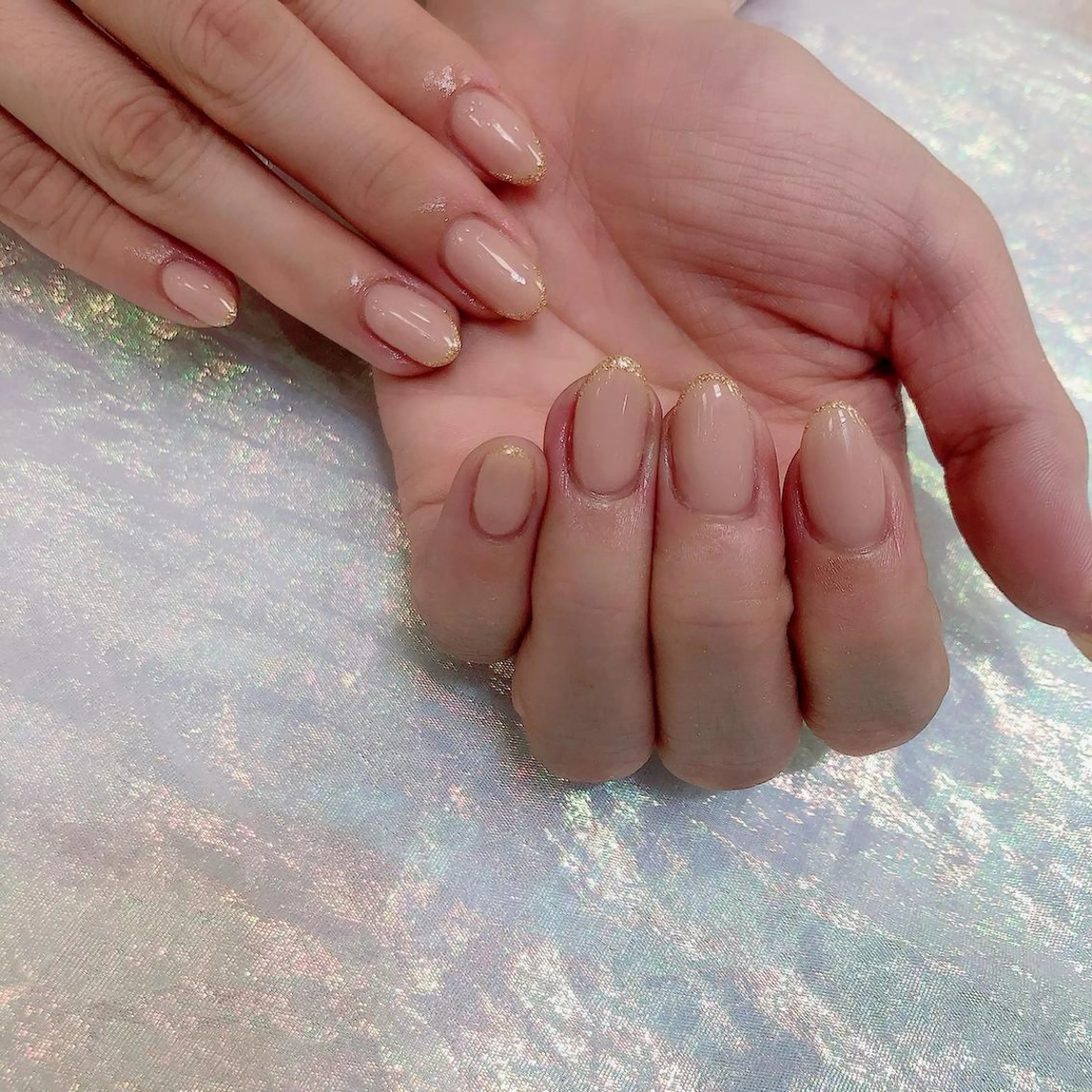 ネイル アートネイル ジェルネイル キラキラネイル オフィスネイル ショートネイル ♾nail 恵美のマツエク・マツパデザイン