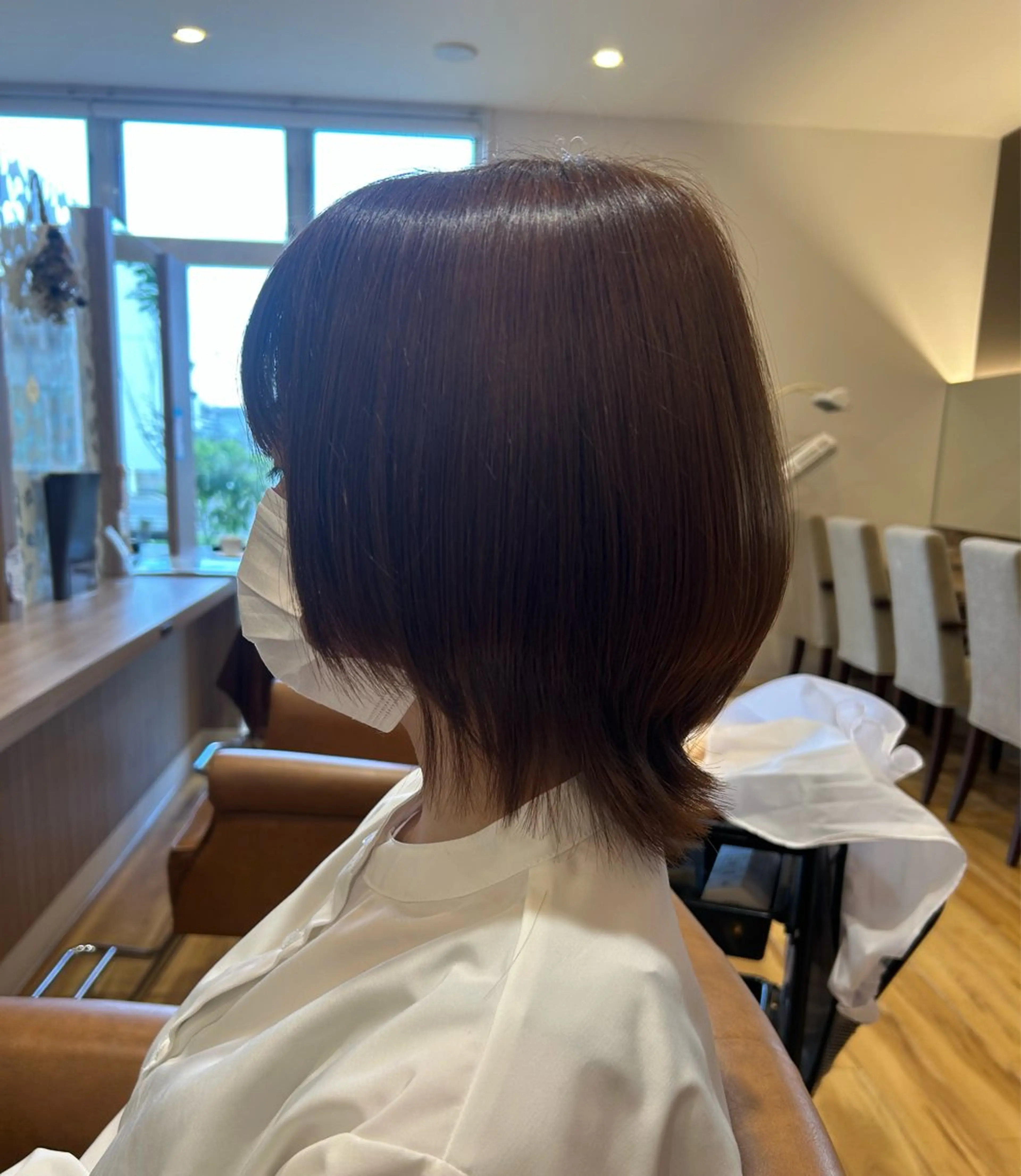 ショート ボブレイヤー ボブ レイヤーカット 志乃屋所属・中川 美里のヘアスタイル