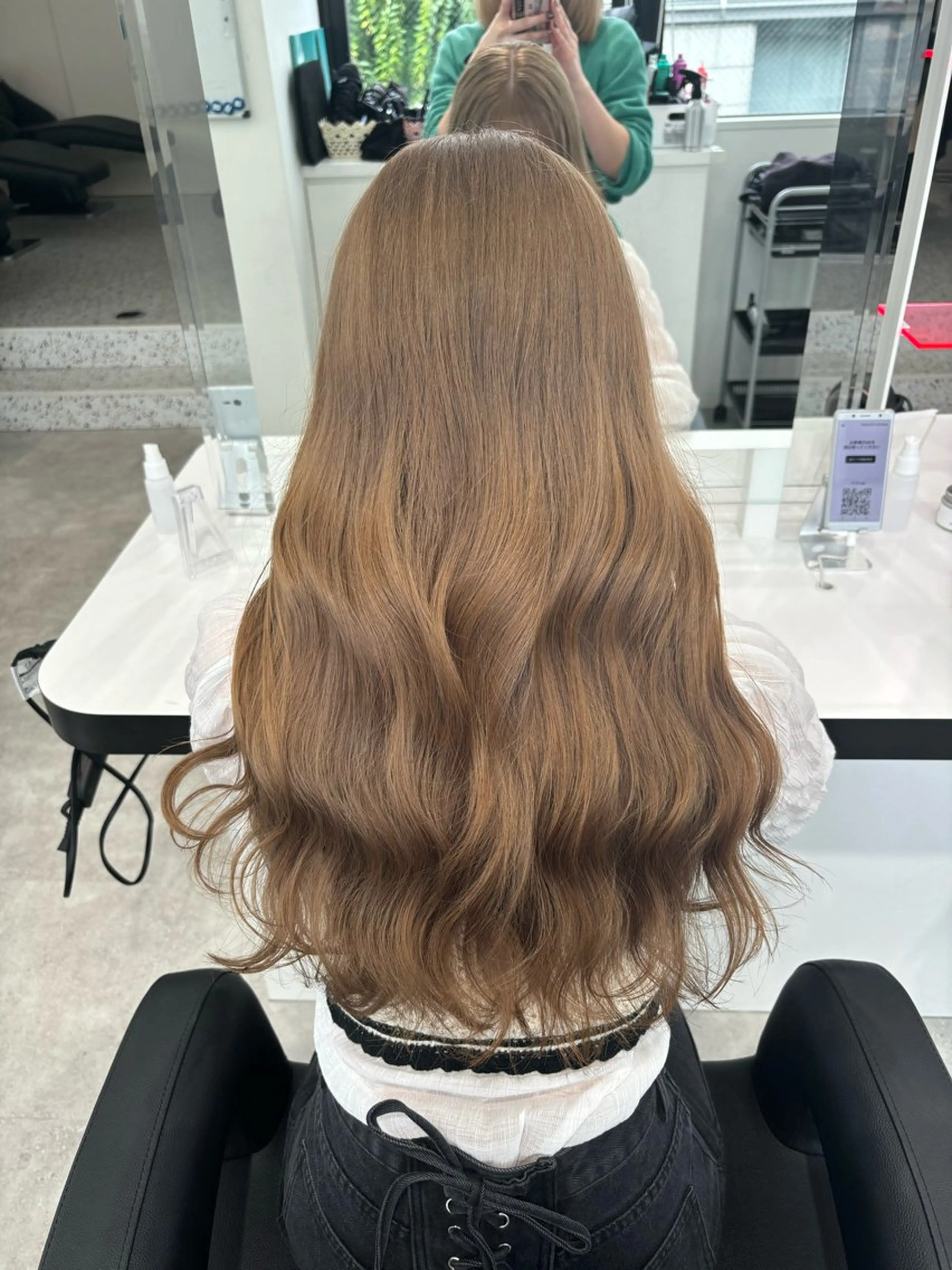 ロング 透明感ハイトーンヘア 🎀ririka🎀のヘアスタイル