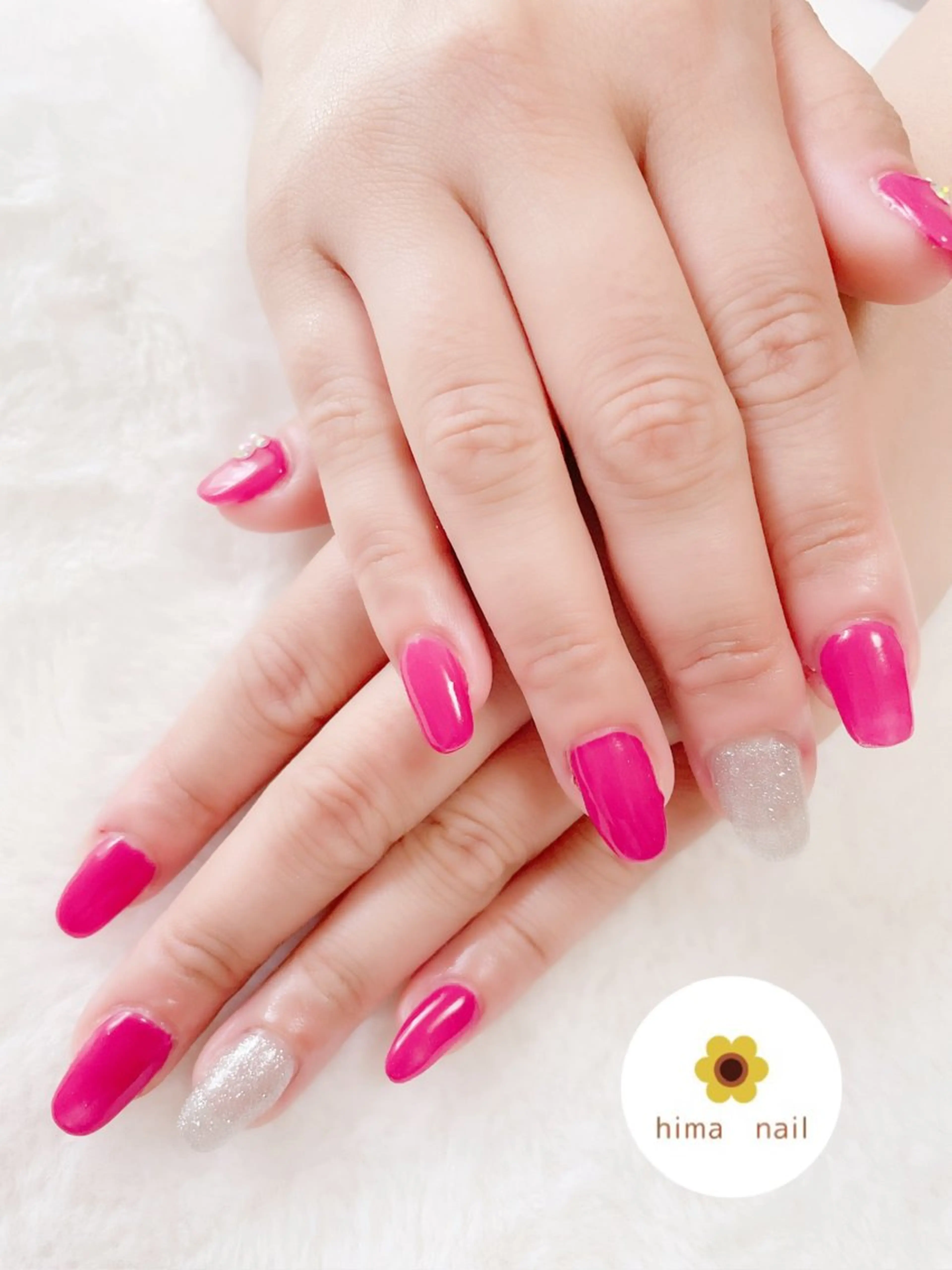 ネイル 長さ出し 吉永 幸織のネイルデザイン