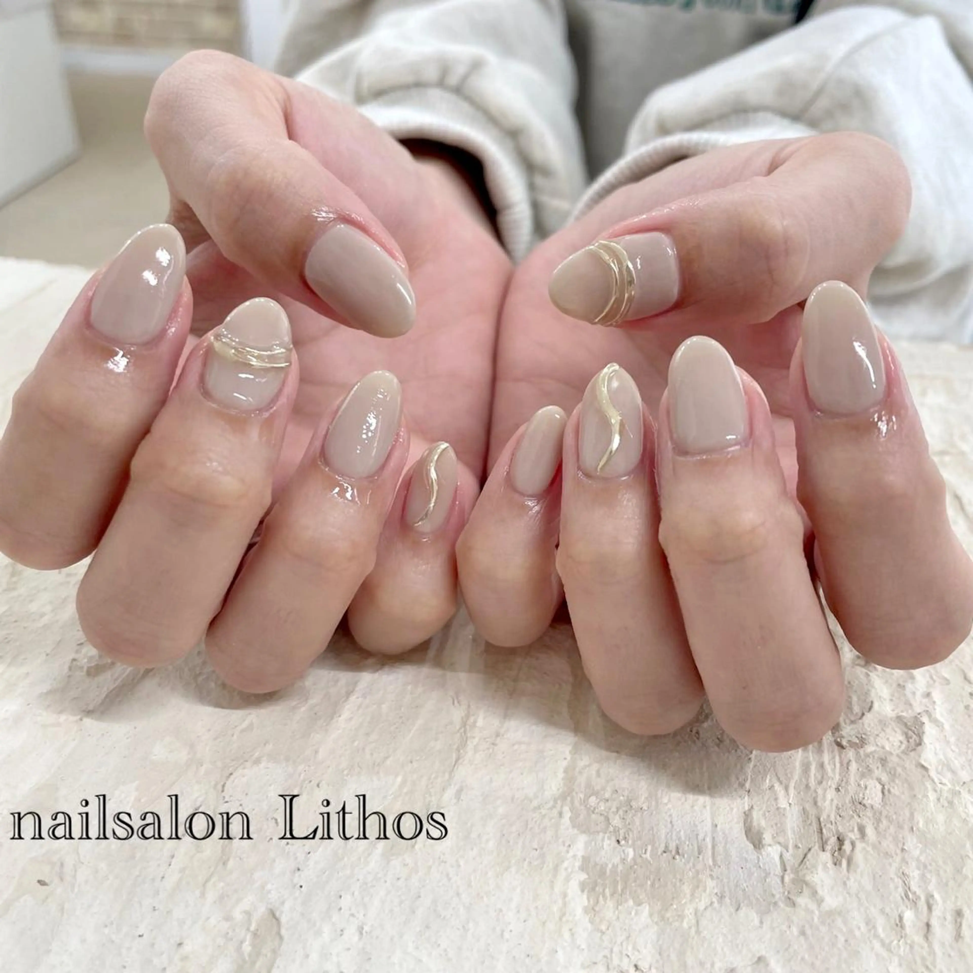 ネイル ハンドネイル nailsalon Lithos所属・nailsalon Recontreのネイルデザイン