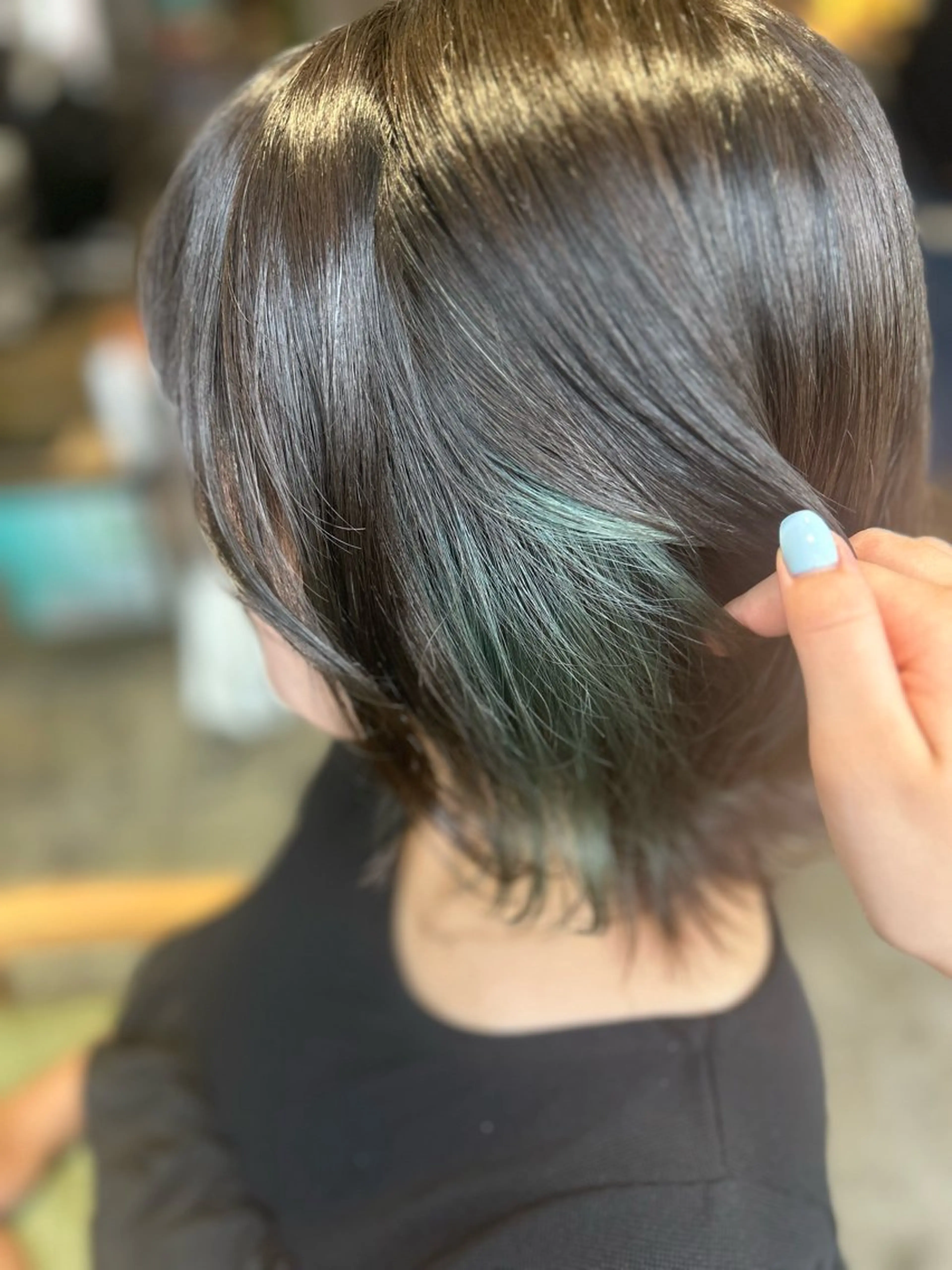 ミディアム カラー カット ヘアカラー 艶髪/レイヤー 🦋MIYUUのヘアスタイル