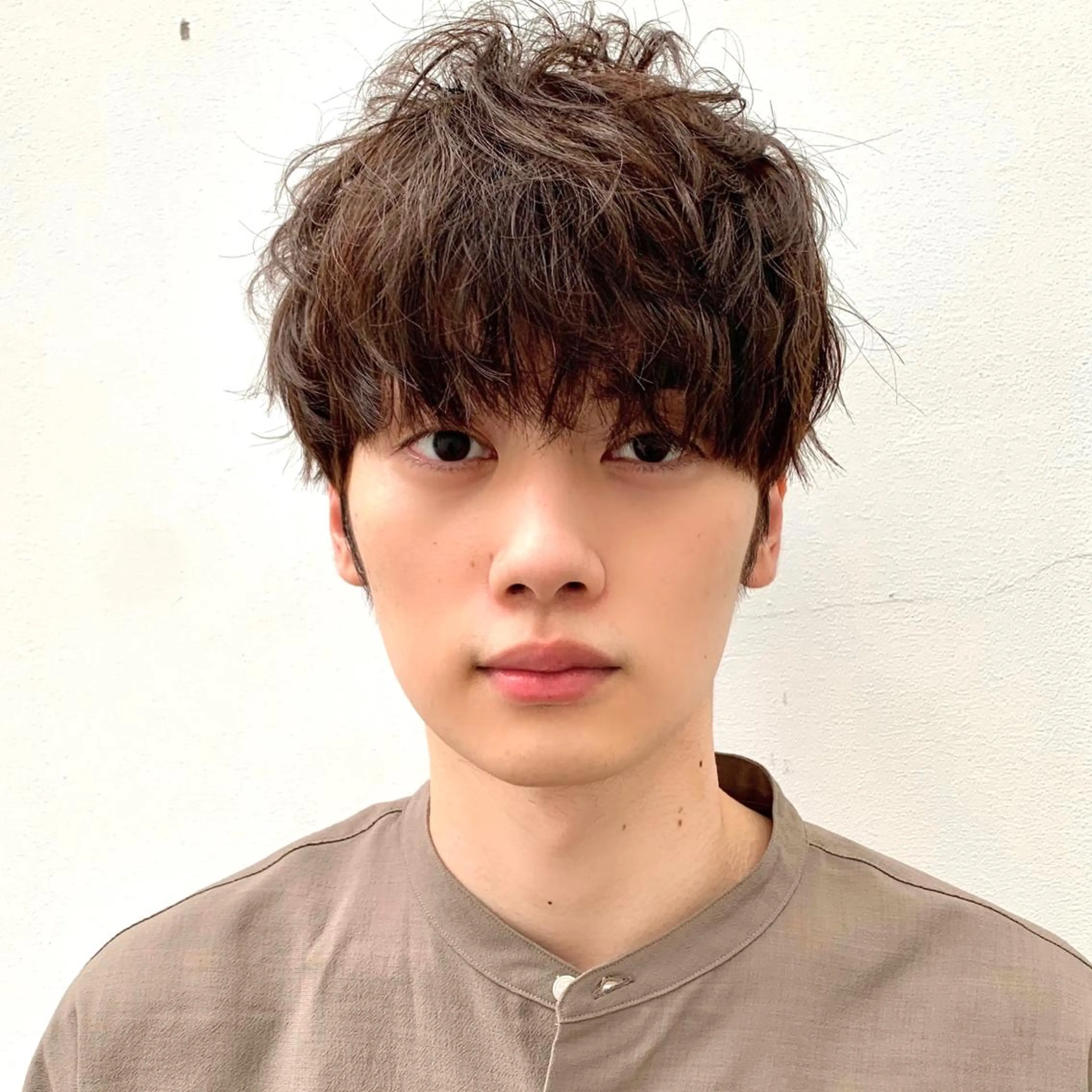 ショート パーマ メンズ マッシュ メンズパーマ 丁寧なカウンセリング 🌿Chiemi🌿のヘアスタイル