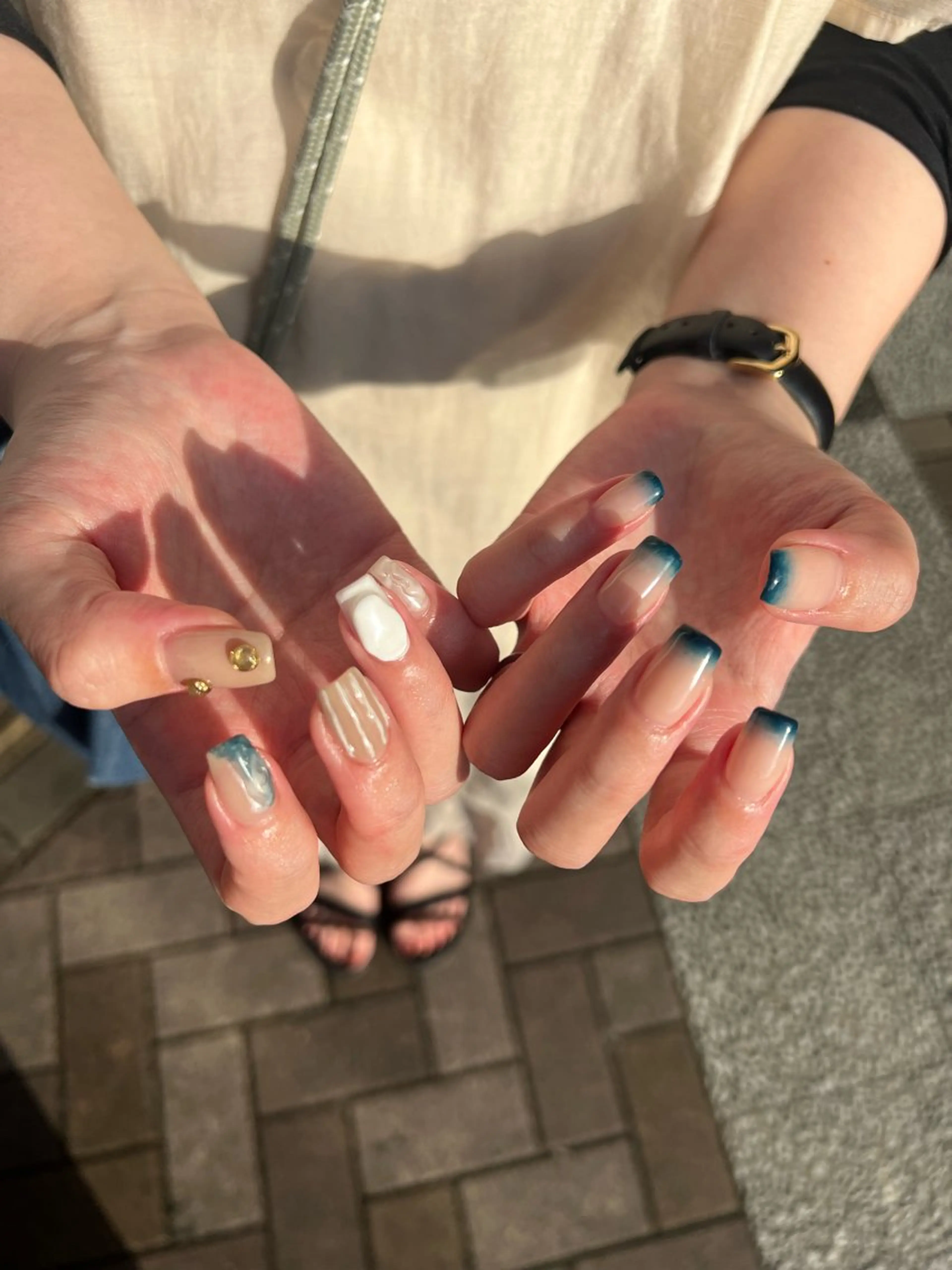 ネイル ニュアンスネイル I Rのネイルデザイン