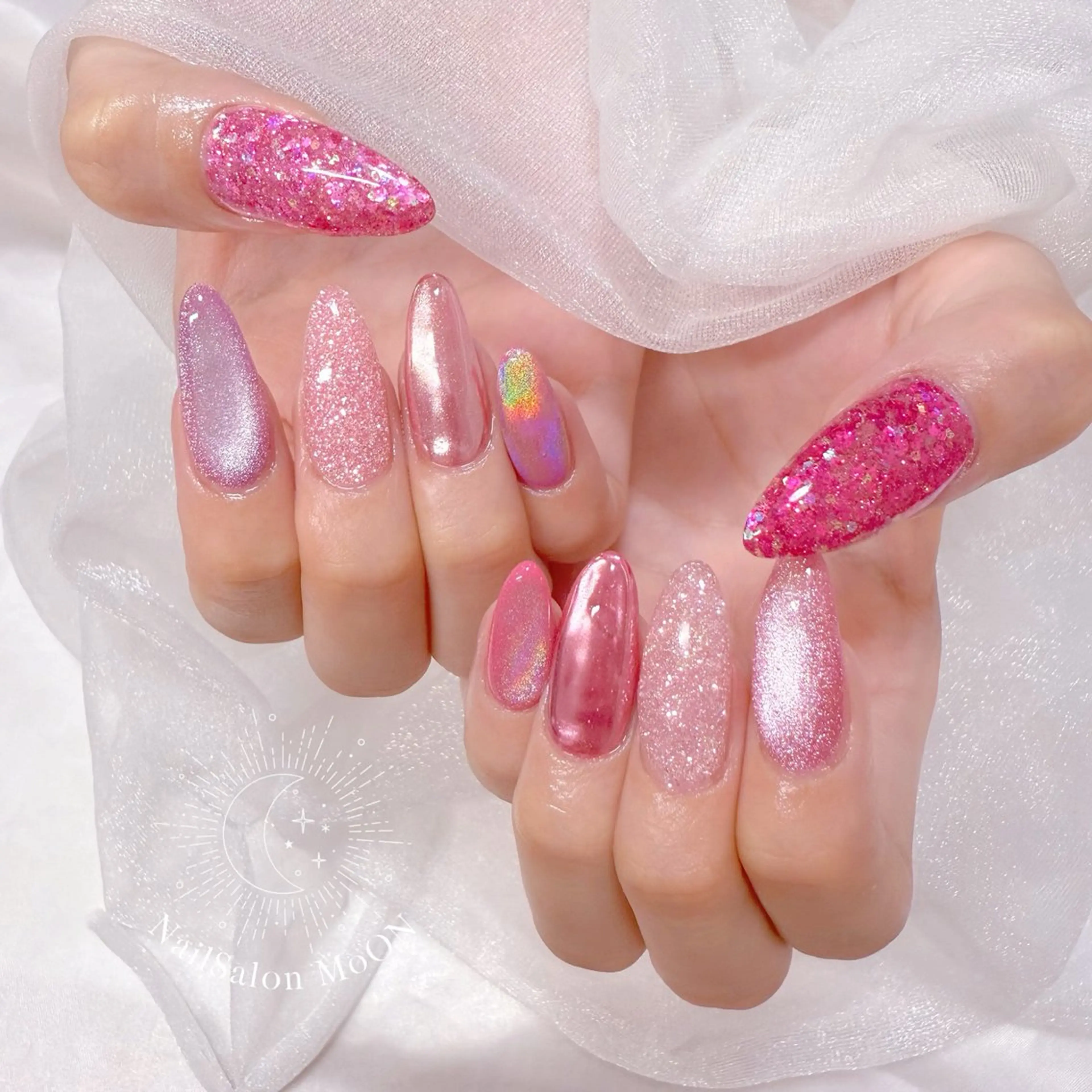 ネイル ハンドネイル ハンドケア MoON...❤︎ MeGuのネイルデザイン