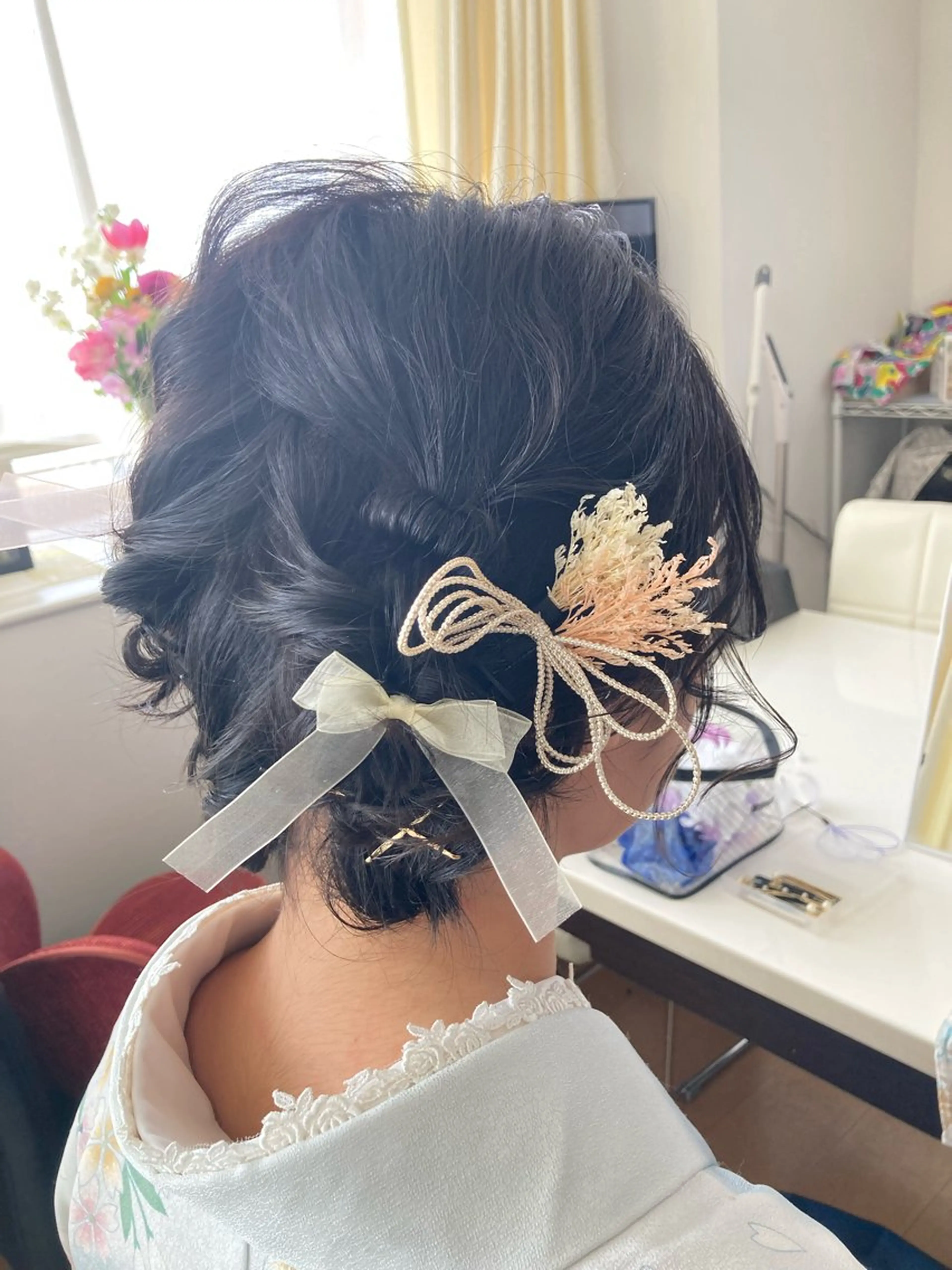 ヘアアレンジ ヘアセット 心と華 まさきのエステ・リラクイメージ