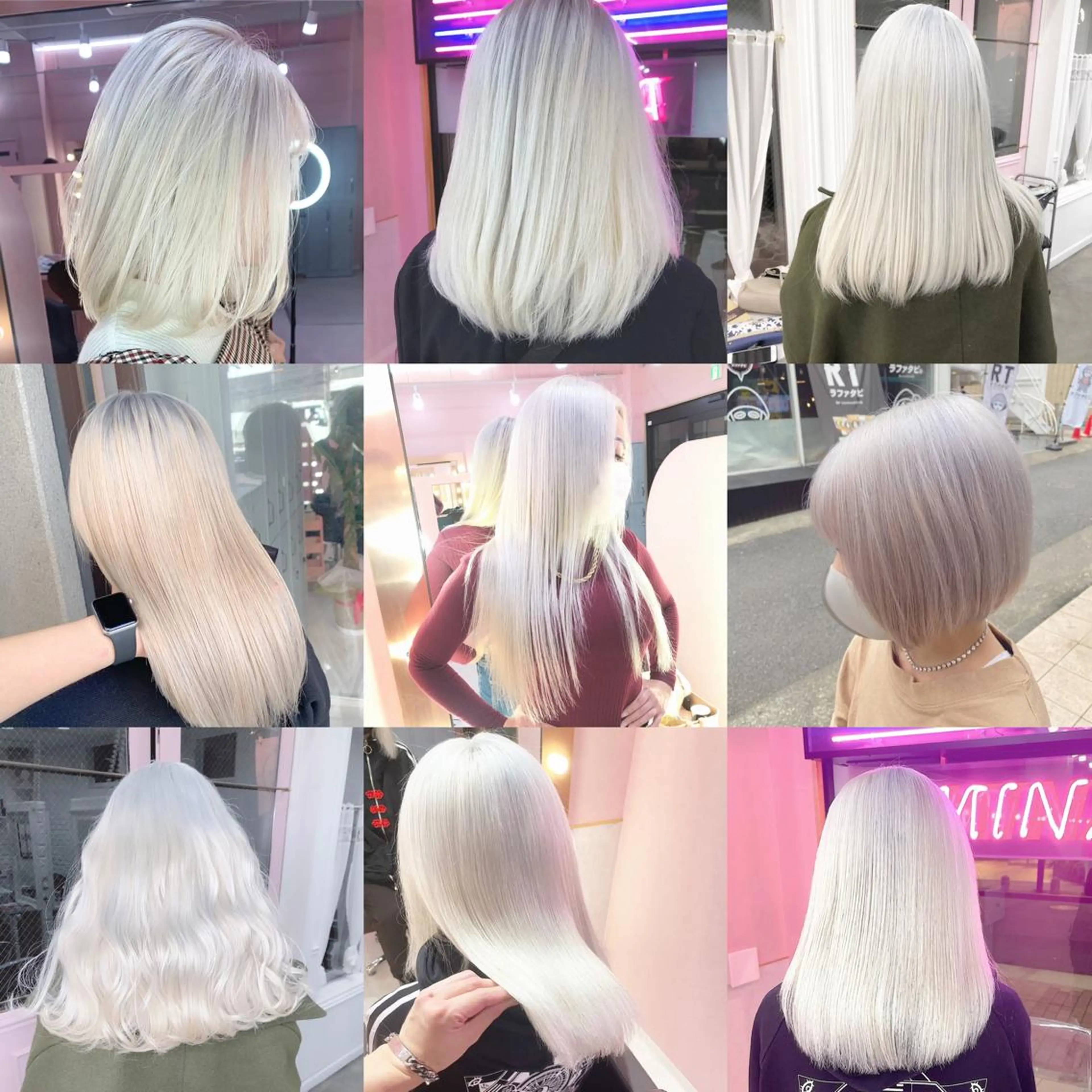 ロング カラー アッシュ アッシュグレー アッシュグレージュ バレイヤージュ ミストバング ヘアカラー トリートメント ヘアセット カットカラー特化 ⭐️代表⭐️のヘアスタイル