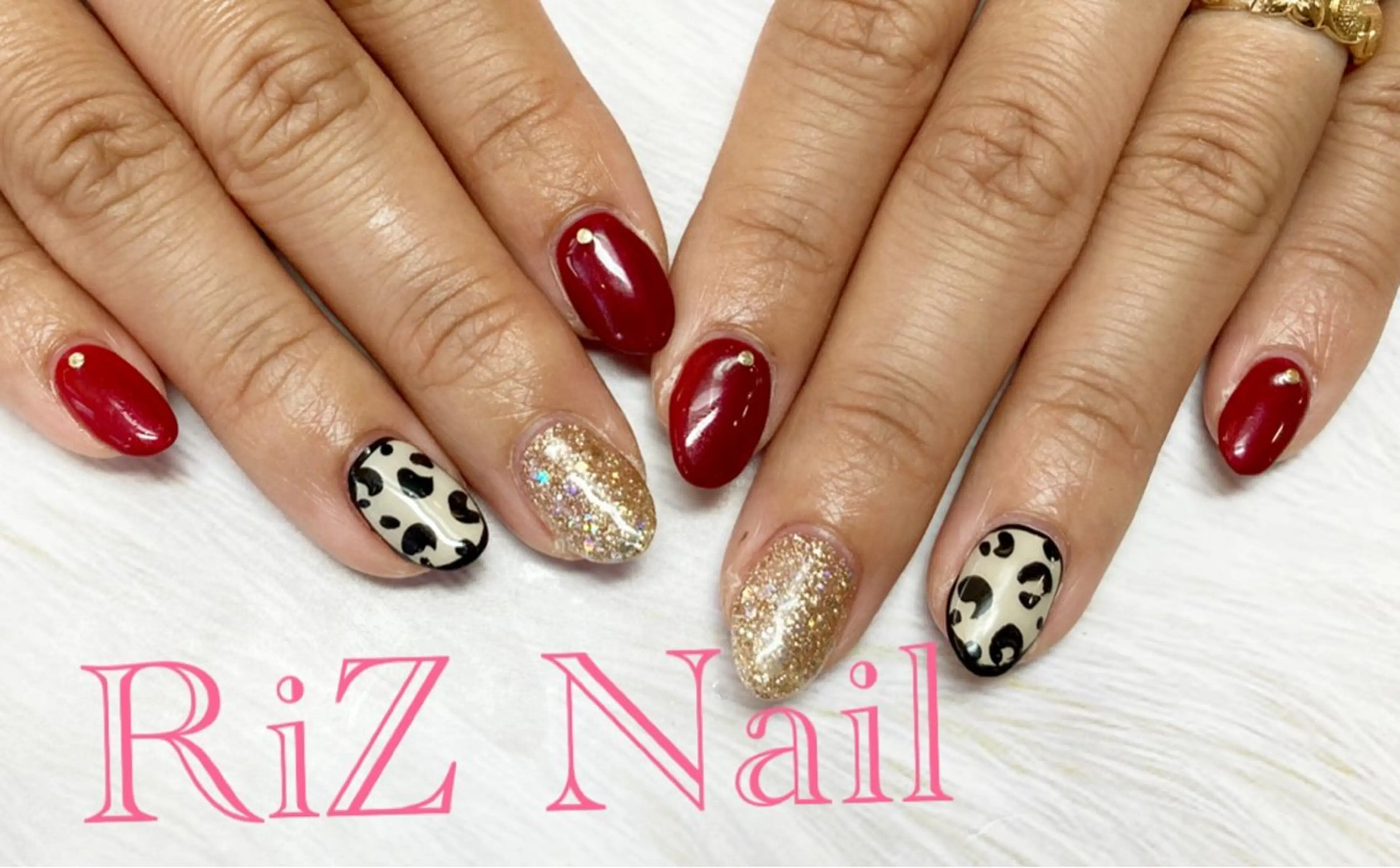 ネイル アニマル柄 RiZ nail salonのネイルデザイン
