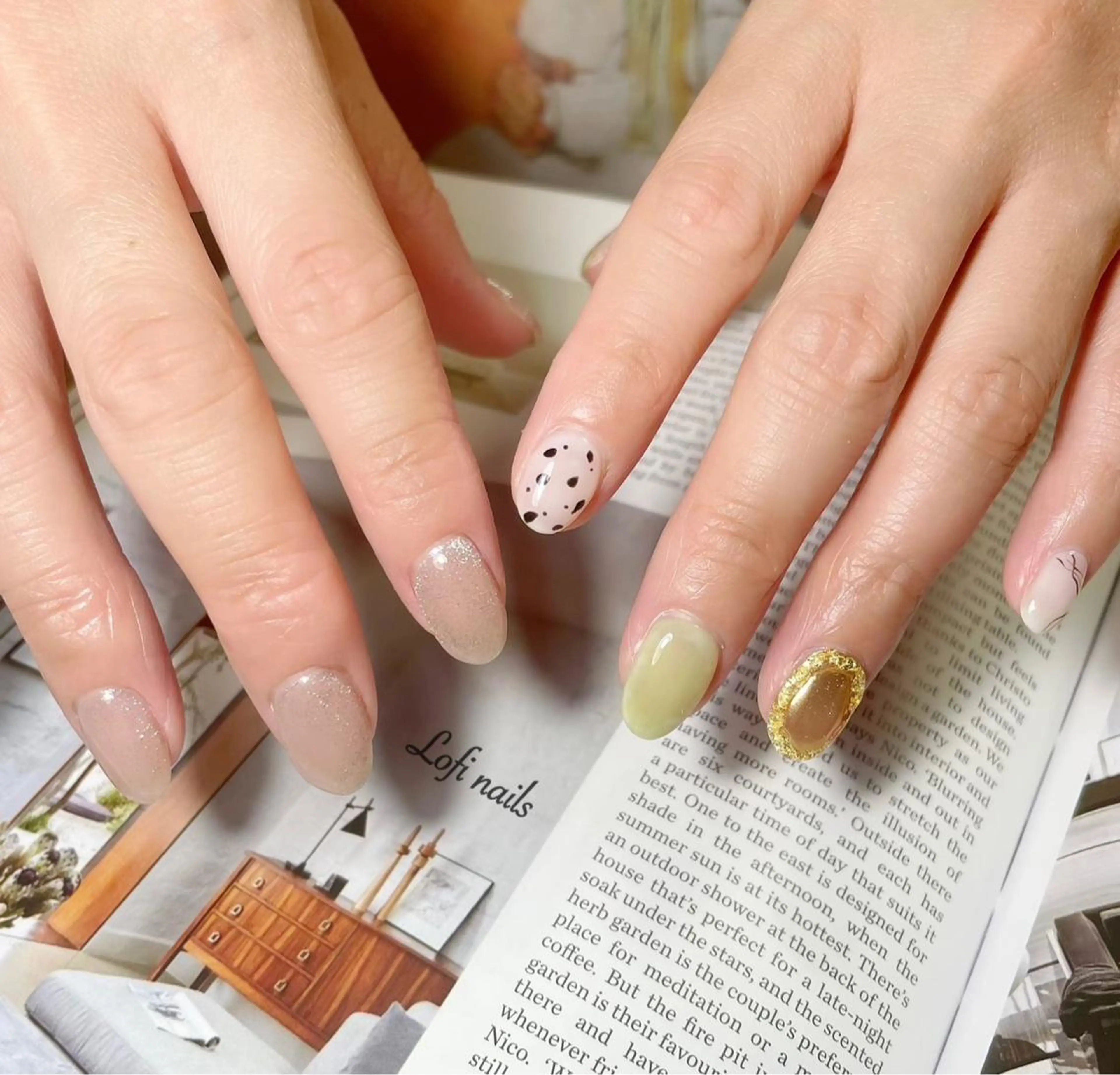 ショート ネイル Lofi nails ゆきこのネイルデザイン