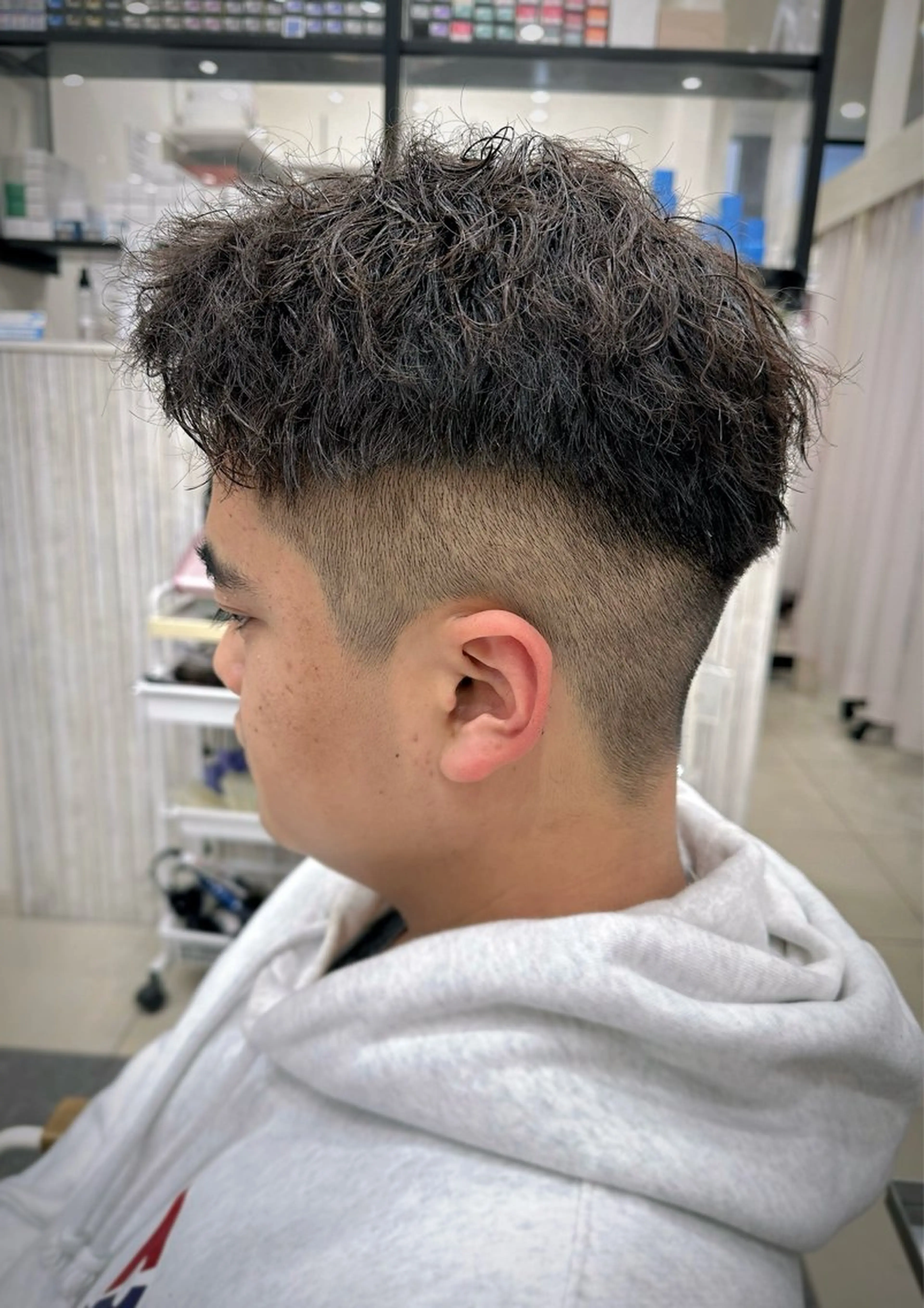 ショート メンズ カット パーマ PROGRESS‣‣ 福澤 可音🐯🐝のヘアスタイル