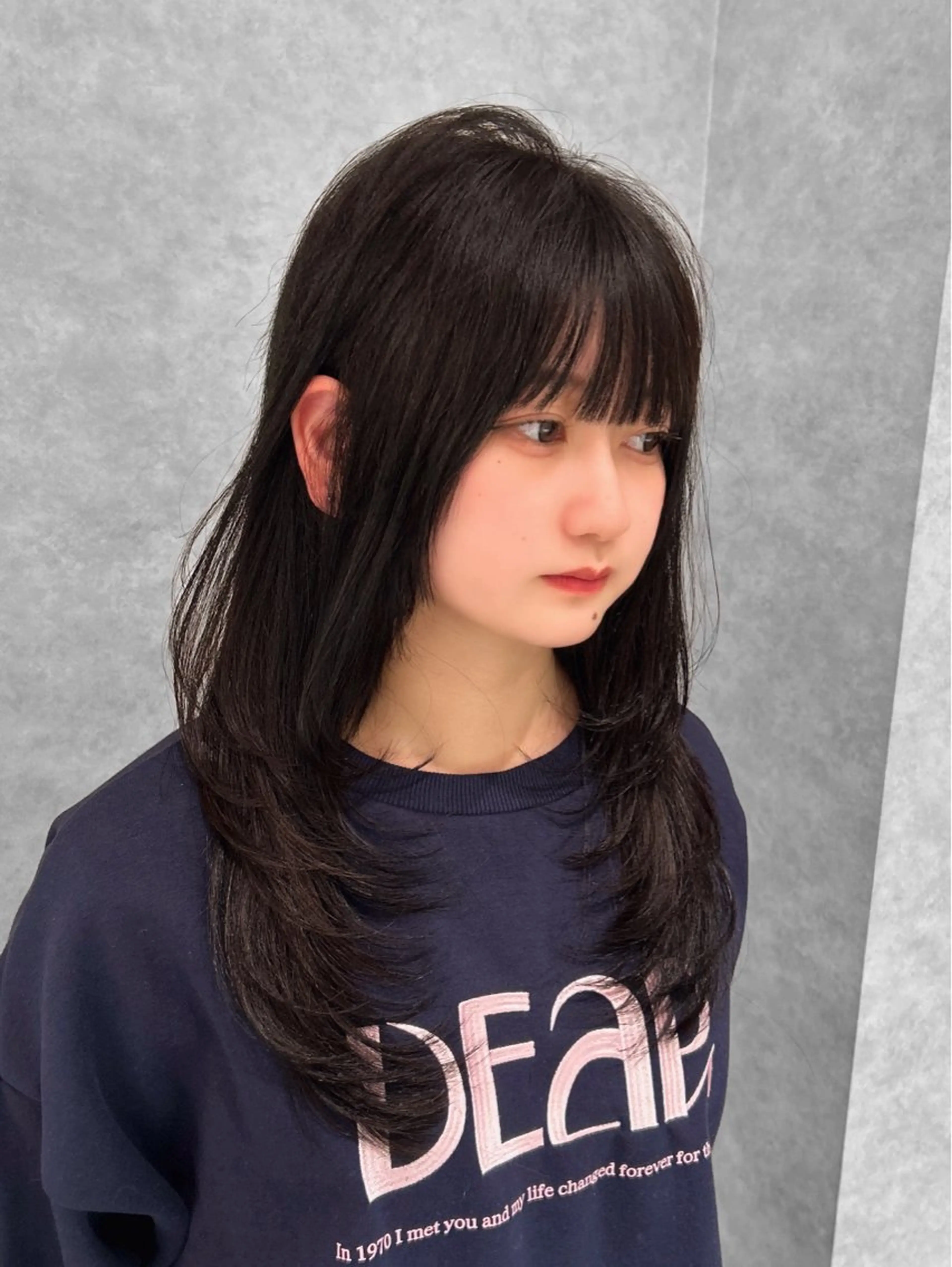 ロング カラー レイヤーカット カット ヘアカラー 🥇KEN /レイヤー/艶カラーのヘアスタイル