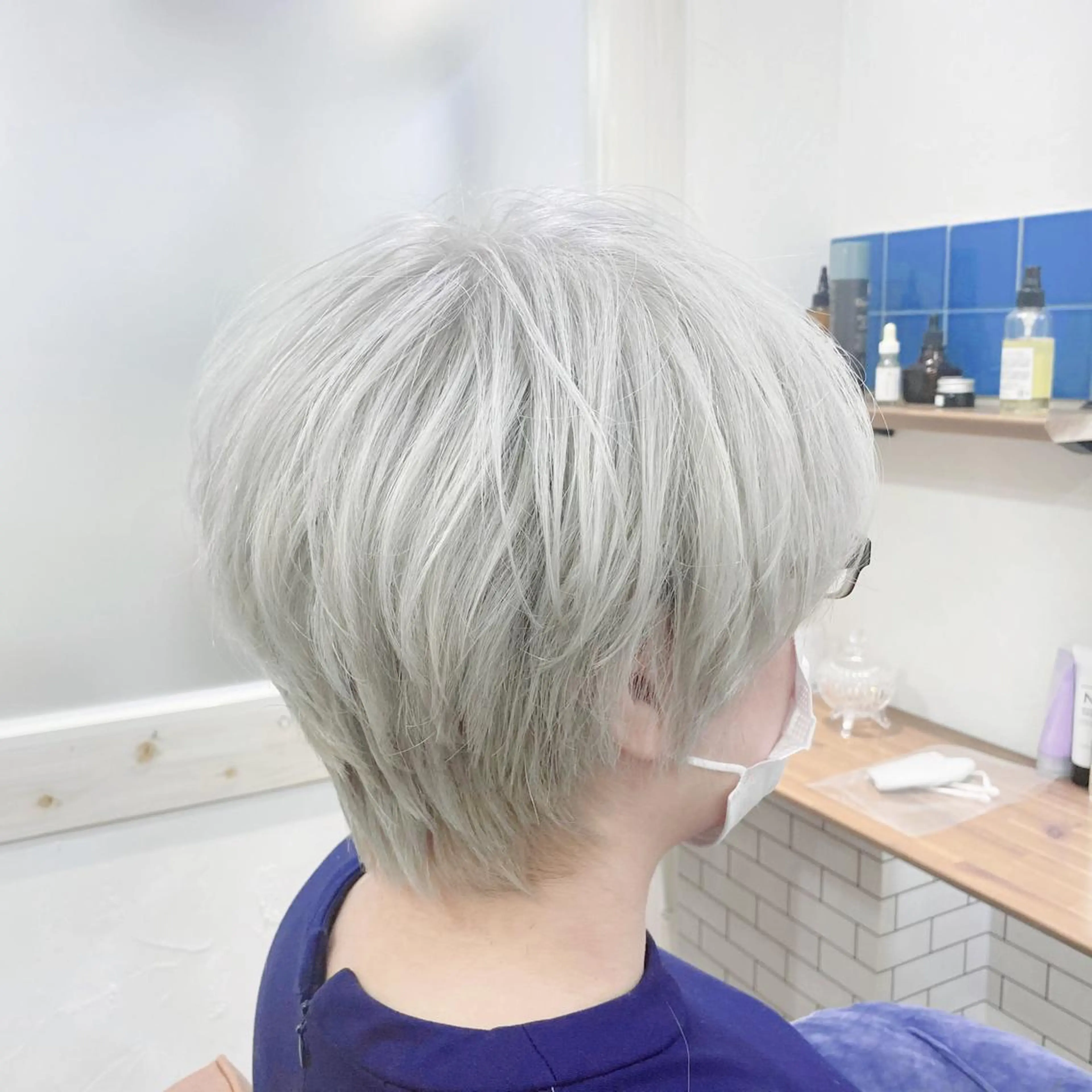 ショート カラー ヘアアレンジ Agu hair aimer所属・古林 紘のヘアスタイル