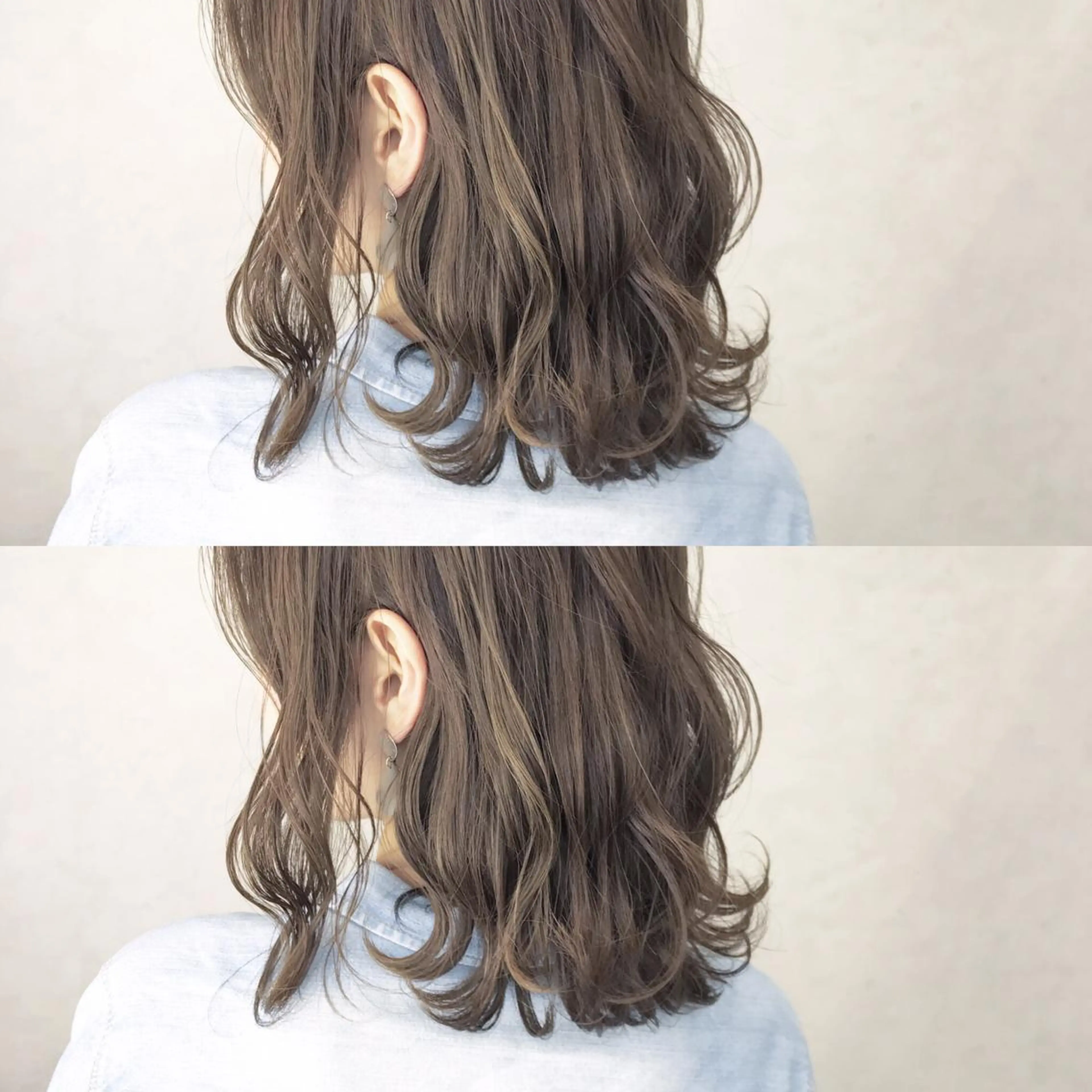 ミディアム カラー ラベンダーカラー ラベンダーグレー ヘアカラー TATSUYA アートディレクターのヘアスタイル