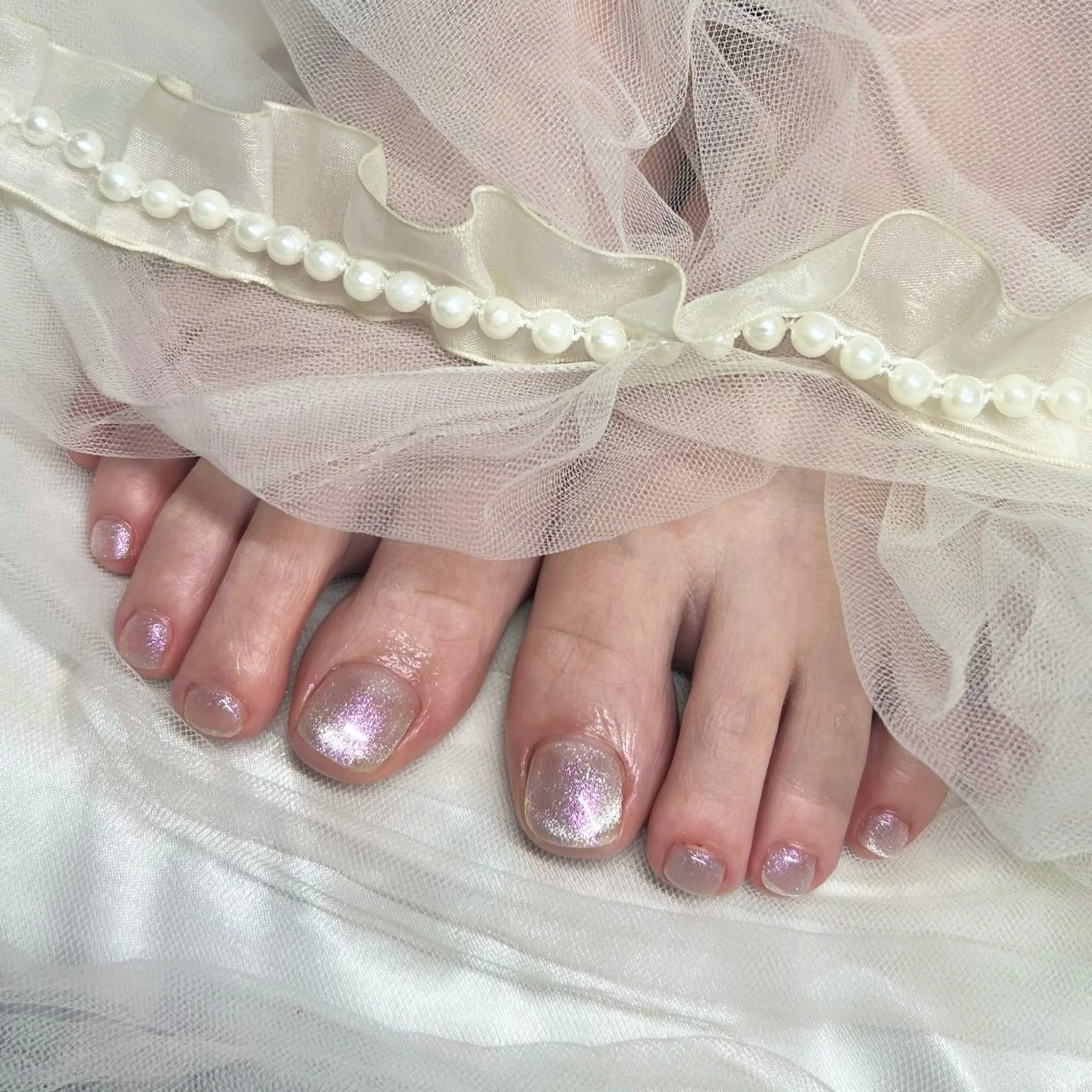 ネイル フットネイル ワンカラーネイル joieang京橋店 SHURIのネイルデザイン