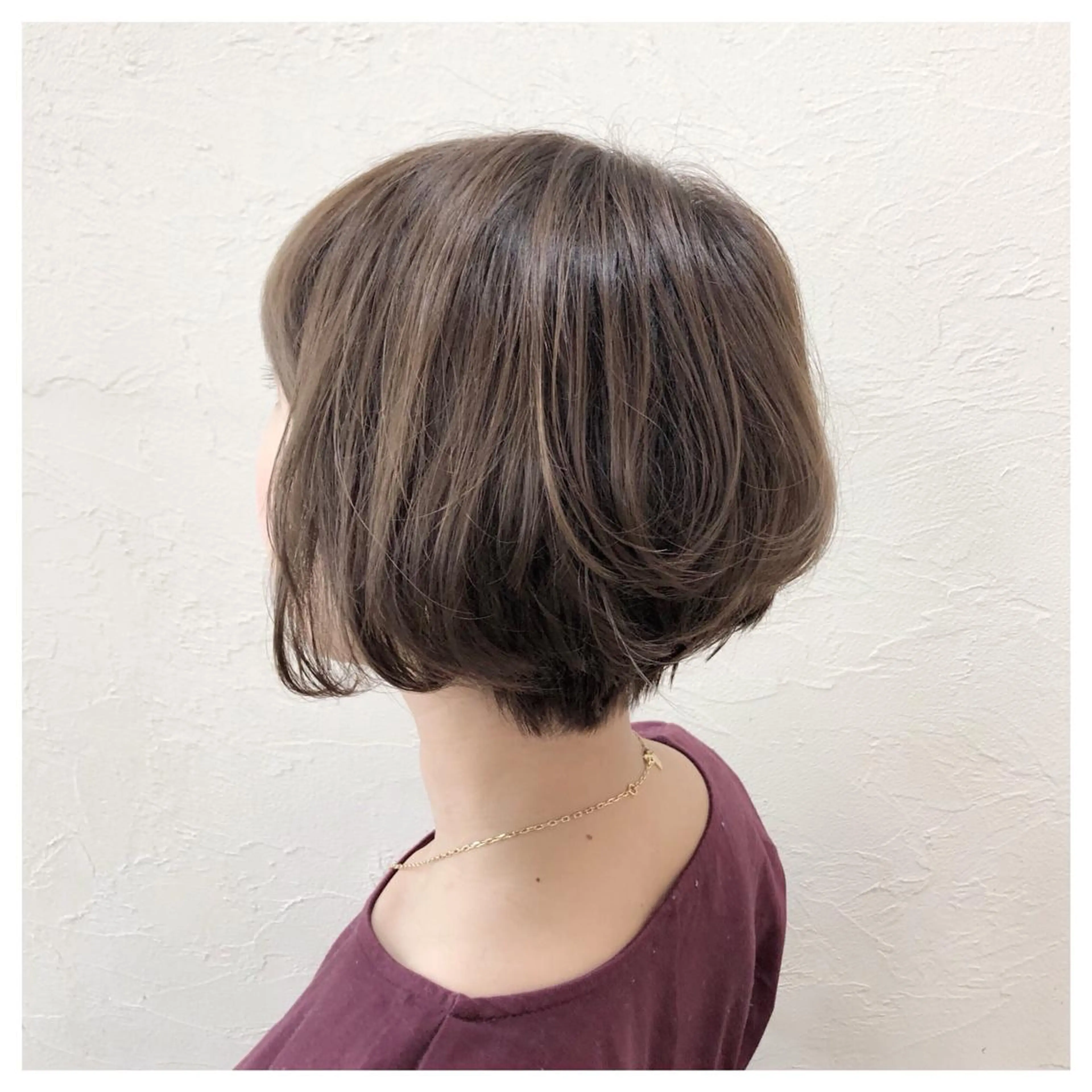 ショート カラー カット ヘアカラー トリートメント ENIF ヤマグチアツコのヘアスタイル