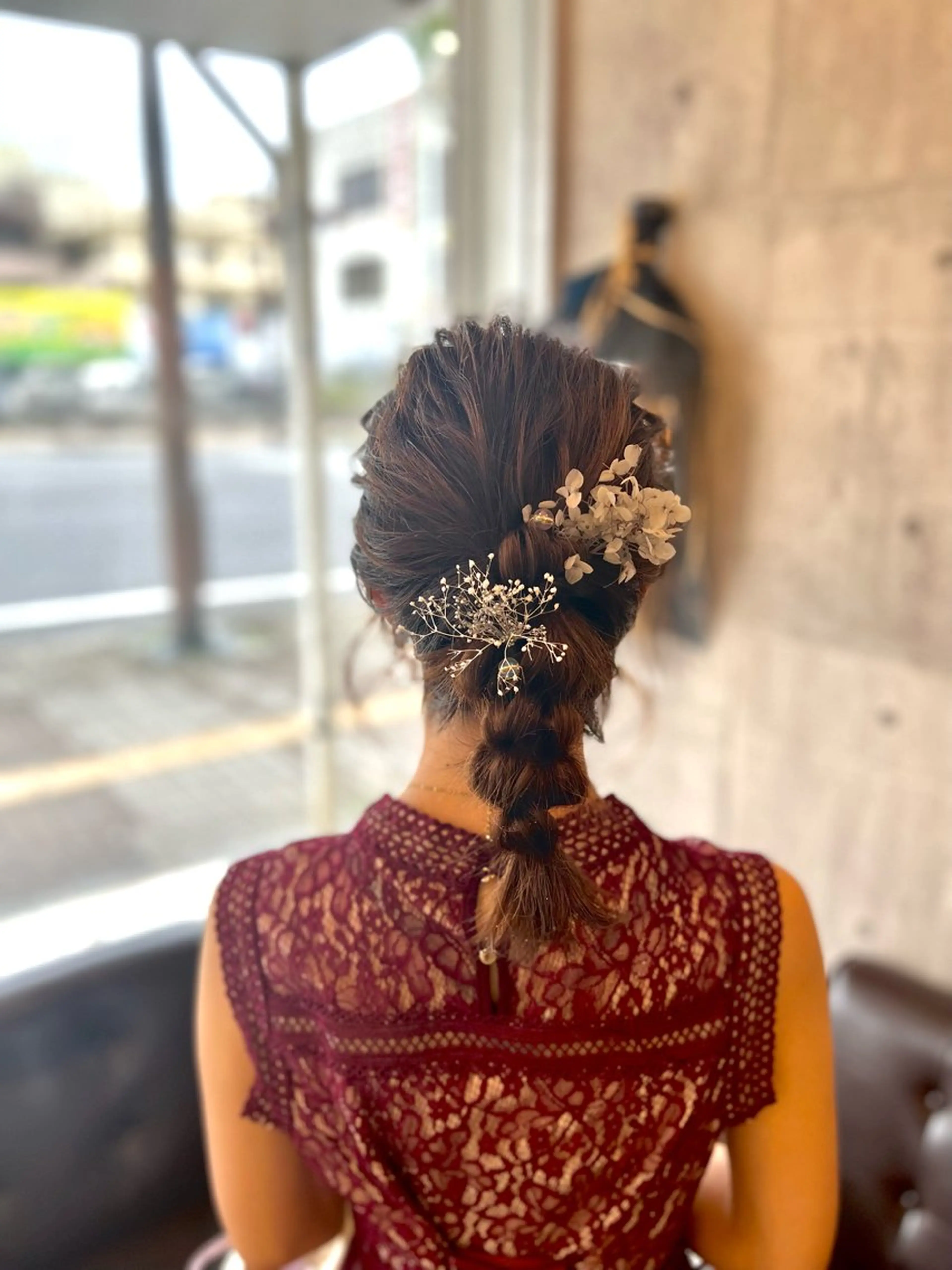 ミディアム ヘアアレンジ ヘアセット Style Tのヘアスタイル