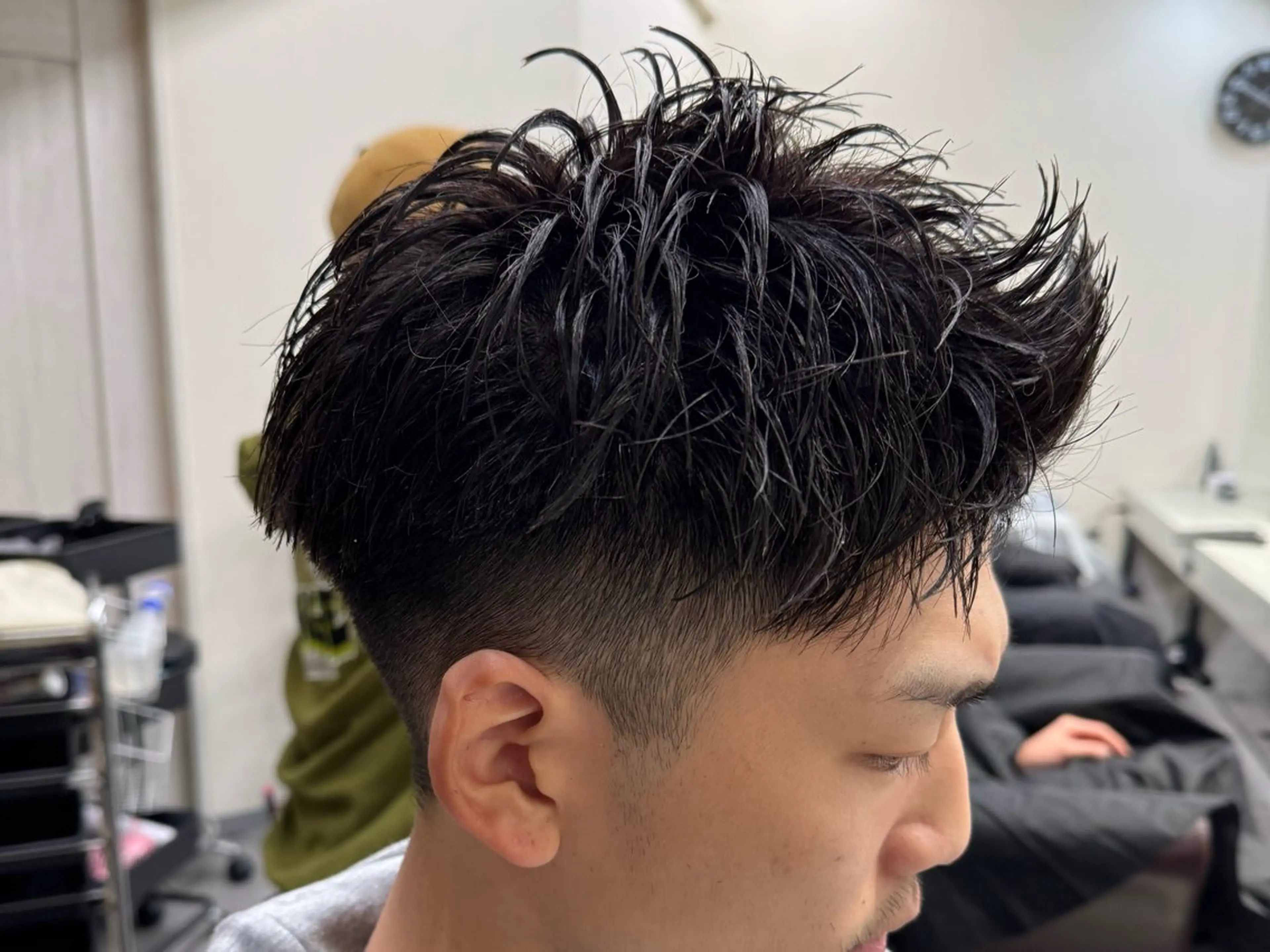 メンズ カット パーマ パーマ／京都駅 ／メンズ/藤井　翔のヘアスタイル