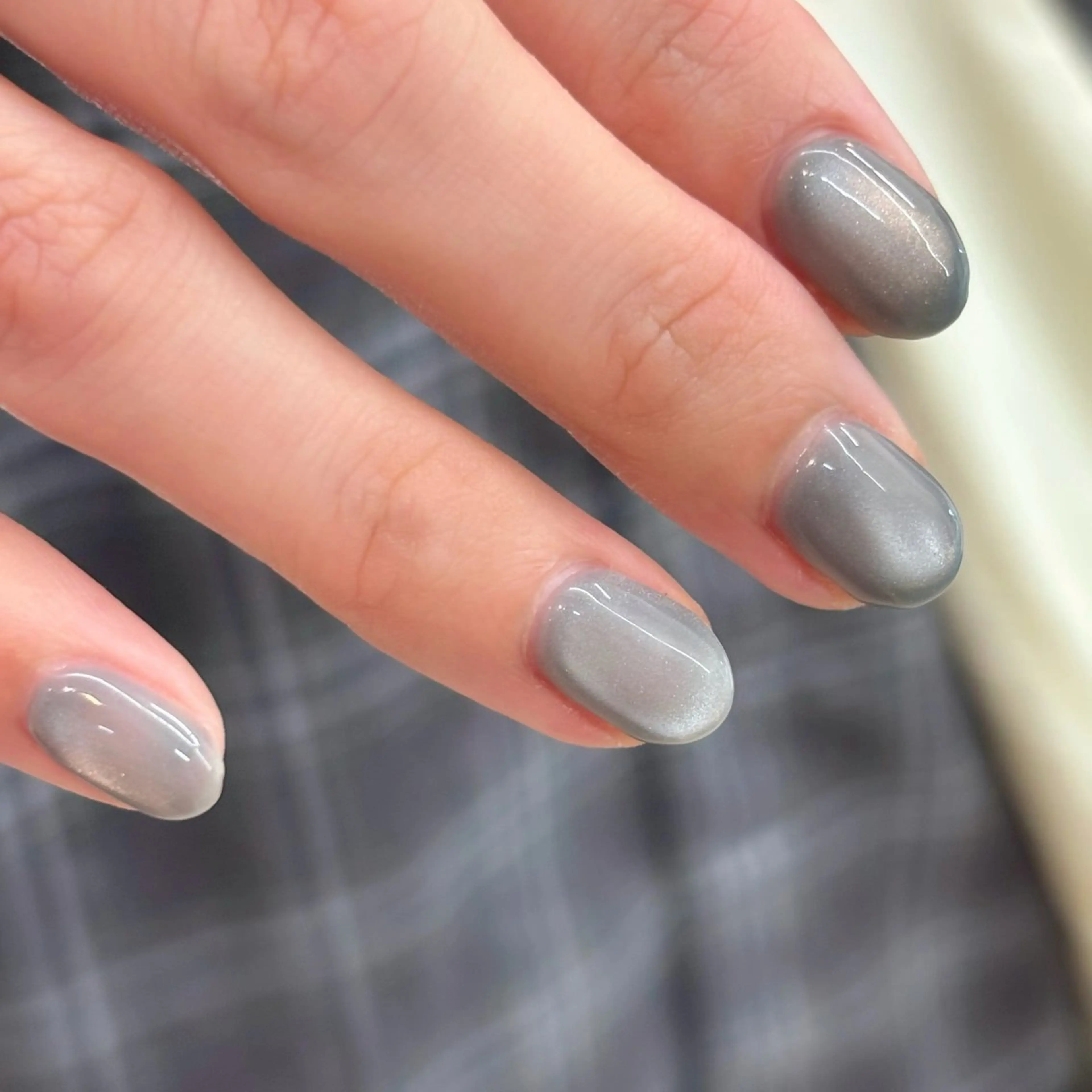 ネイル ブルー 氷ネイル・うるうるネイル マグネットネイル nail Eto./ 博多ニュアンスネイルのネイルデザイン