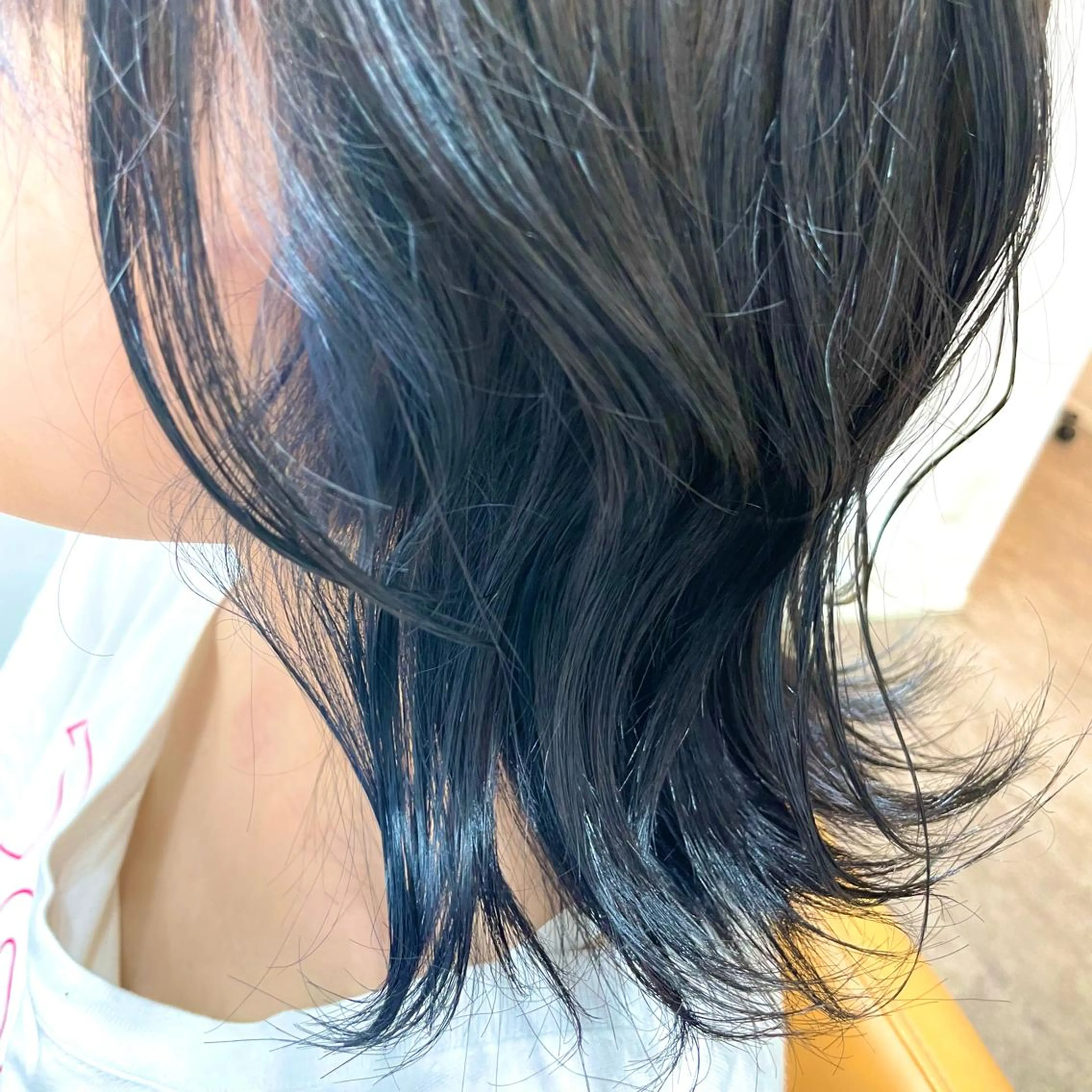 カラー ブルーカラー インナーカラー picasso yume/ボブカットのヘアスタイル