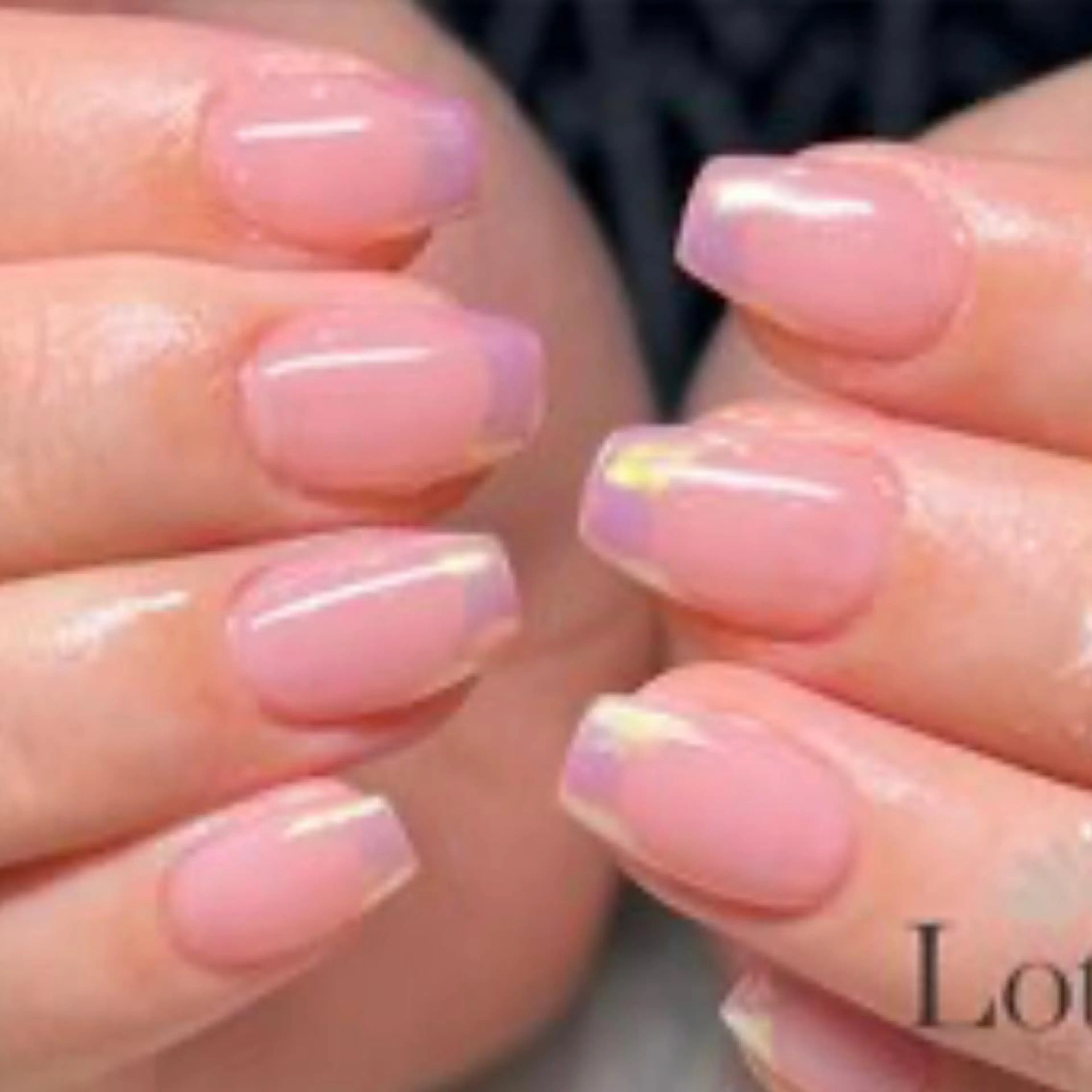 ネイル フレンチネイル ミラーネイル elu しみずのネイルデザイン