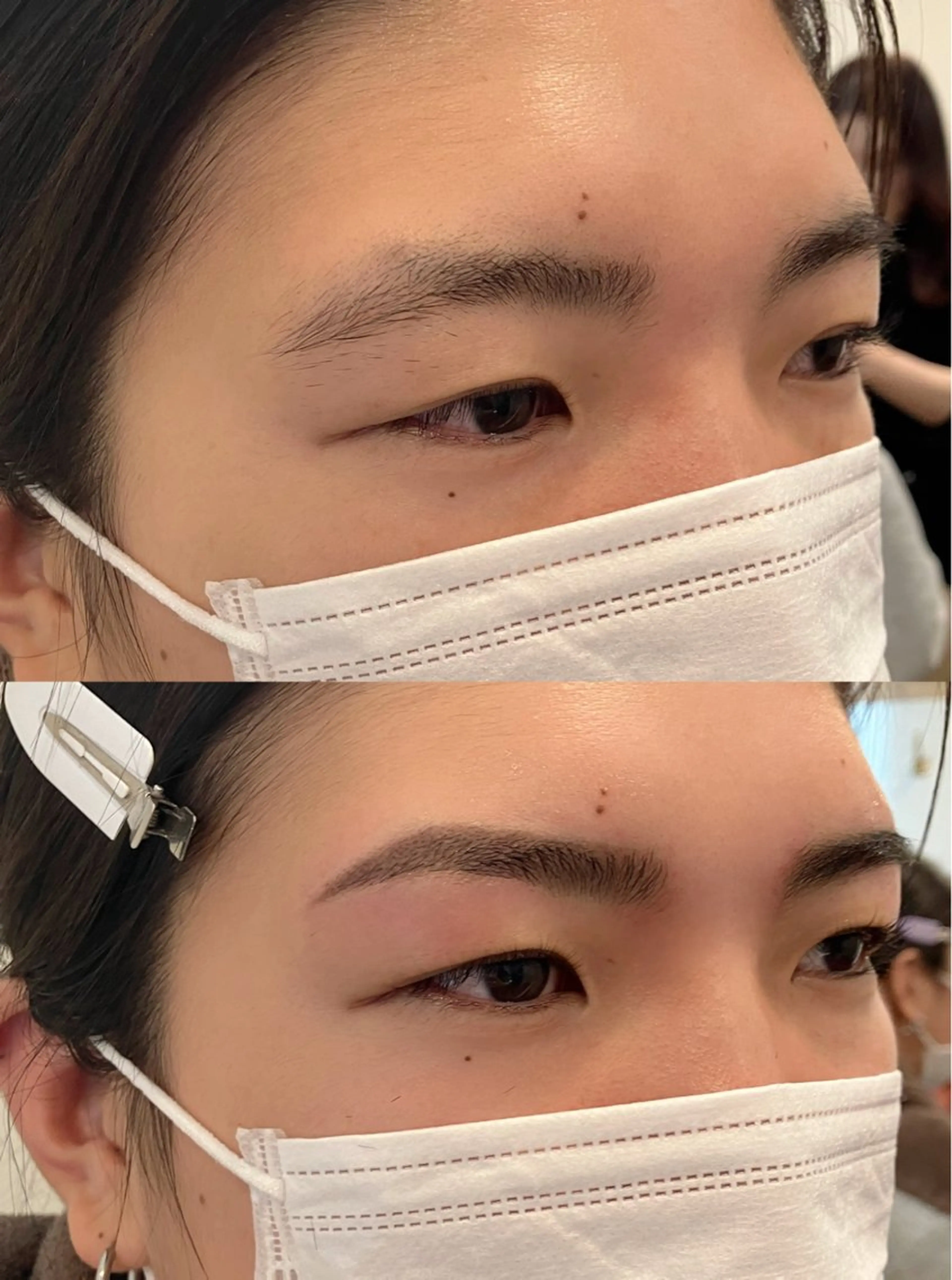 アイブロウ 眉毛ワックス脱毛 Hair&Make Nahoのマツエク・マツパデザイン