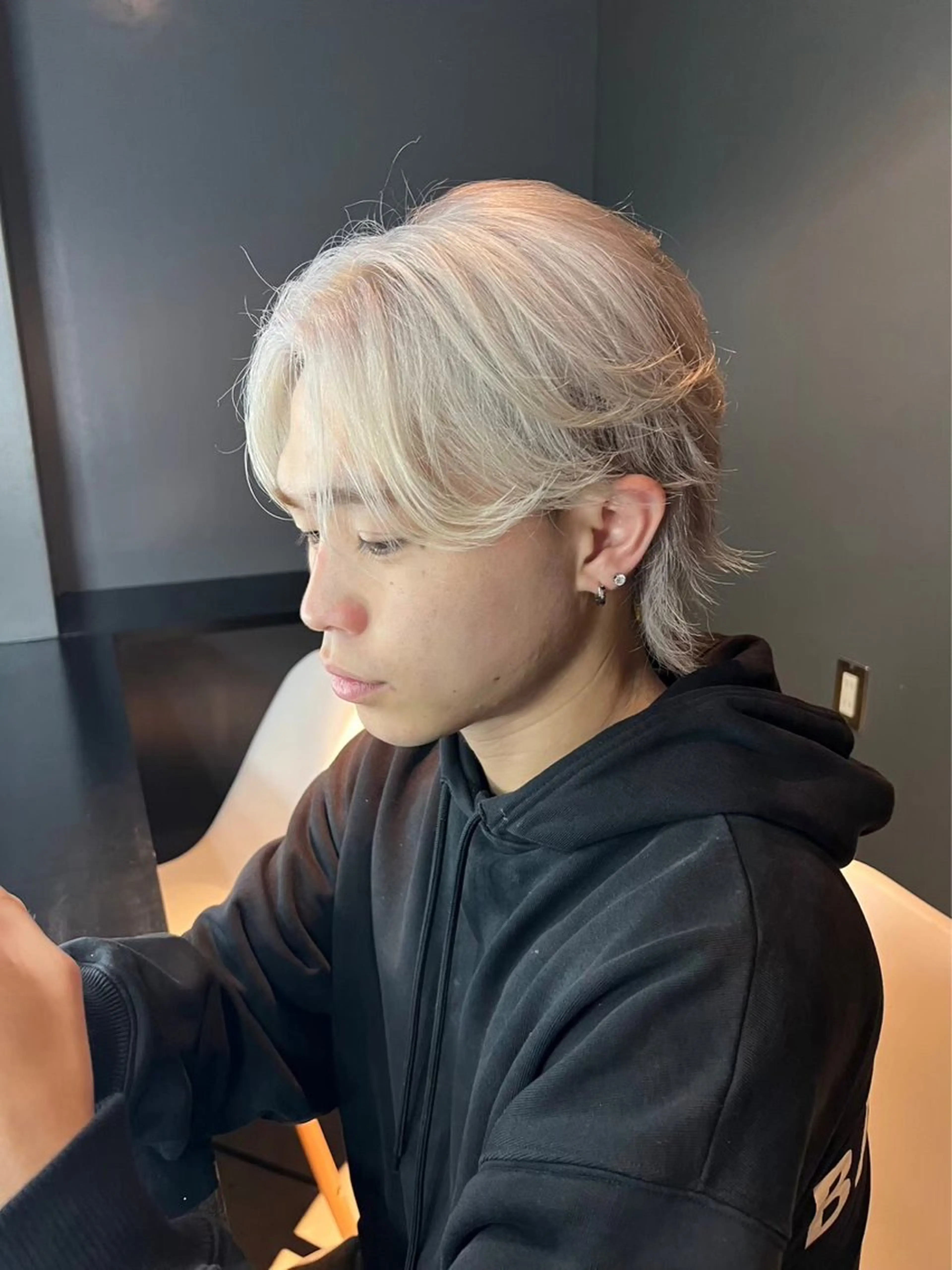 ミディアム カラー メンズ カット ヘアカラー トリートメント lana hair 新宿/髪質改善のヘアスタイル