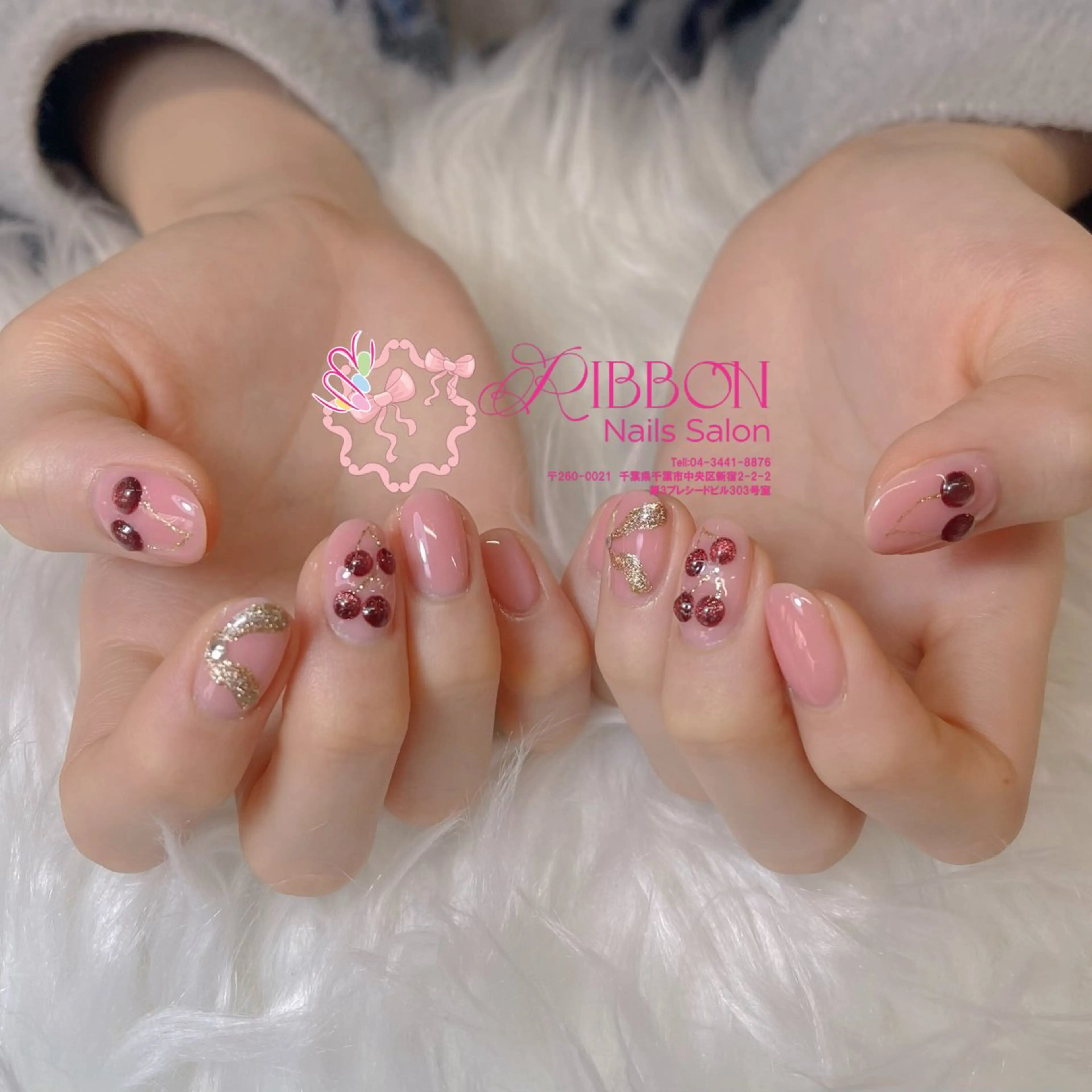 ネイル チークネイル フットネイル フレンチネイル グラデーション 韓国ネイル ハンドネイル Ribbonnail salonのネイルデザイン