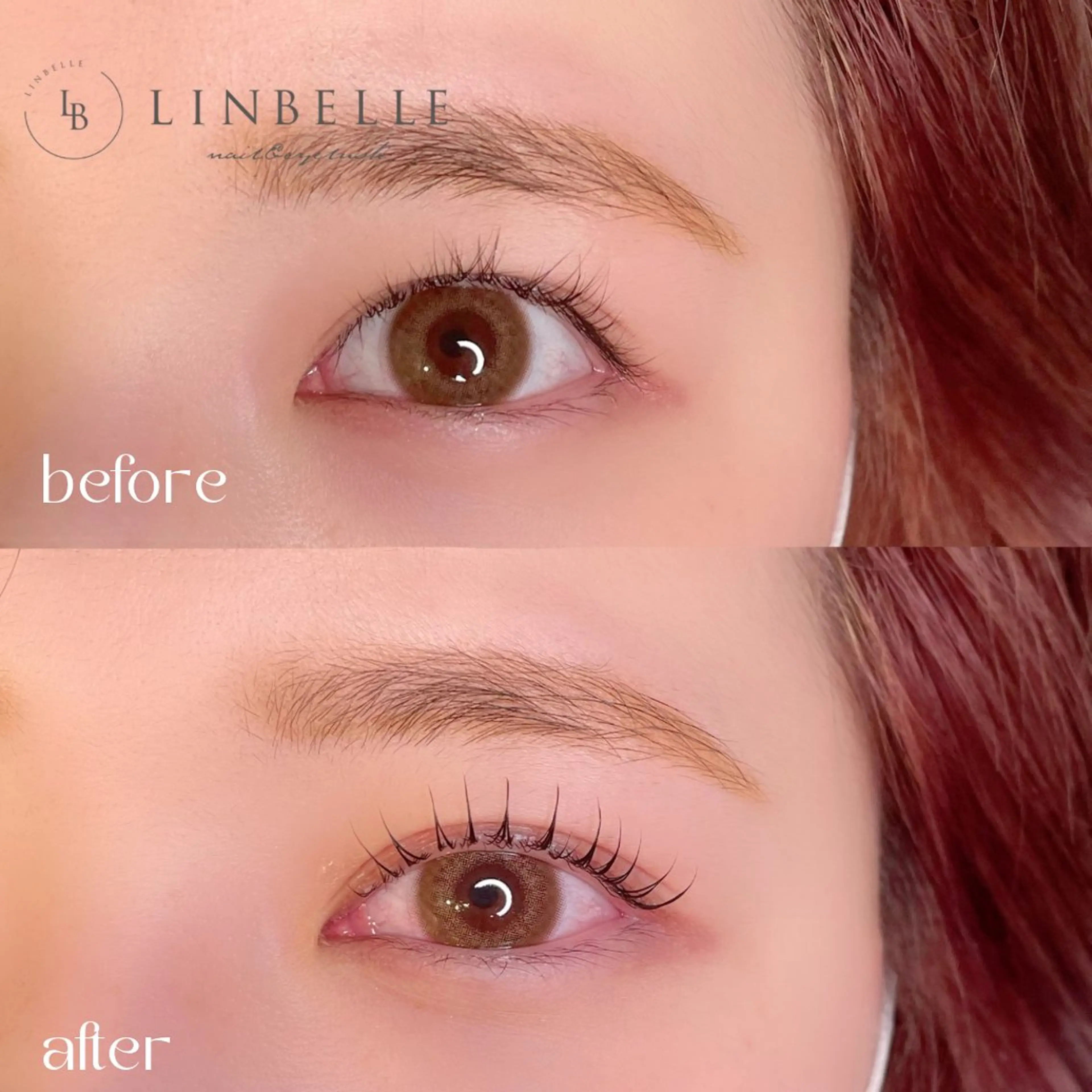 マツエク・マツパ 束感まつ毛 一重×まつ毛パーマ Maki まきのマツエク・マツパデザイン