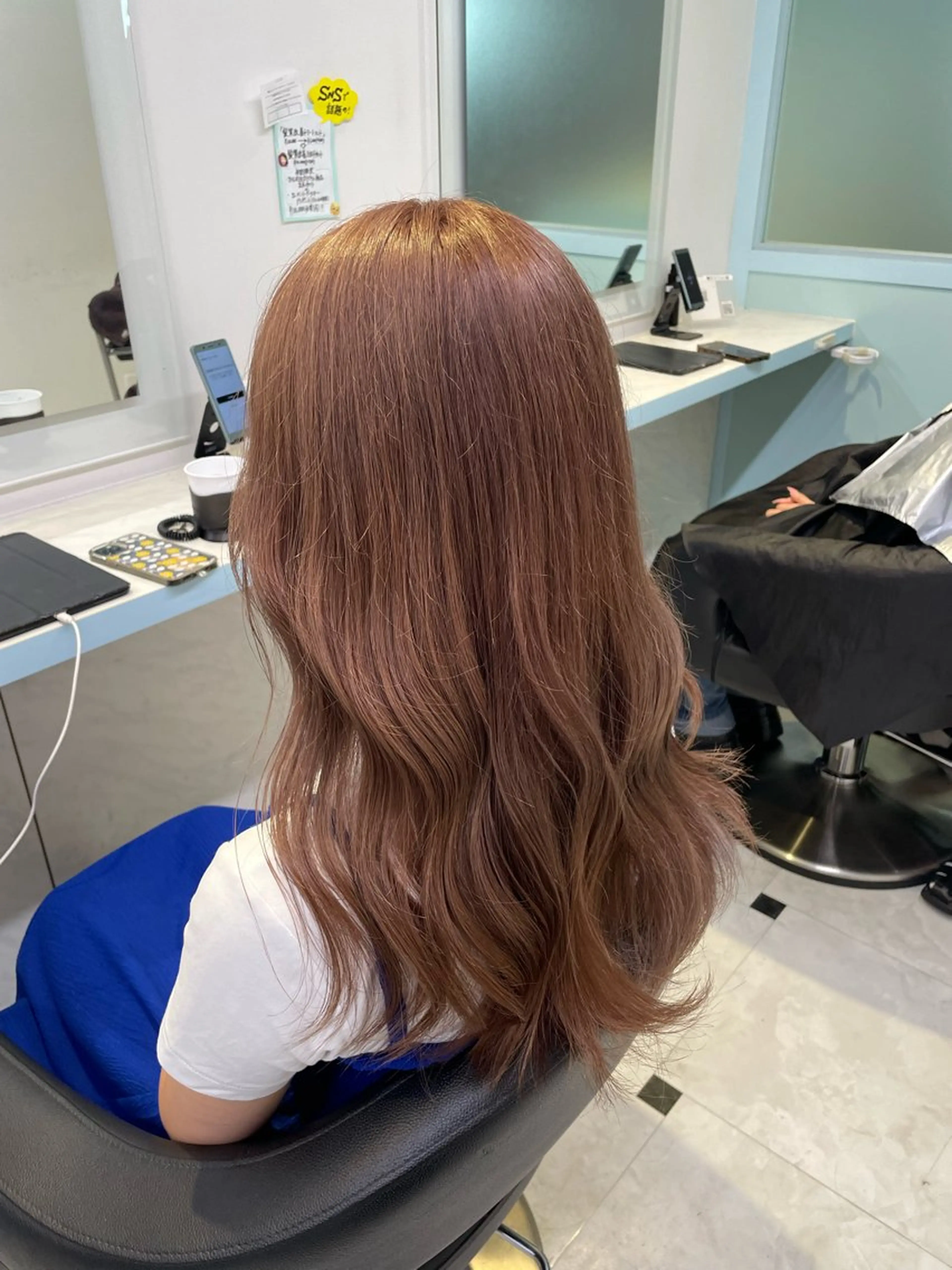 ロング カラー ハイトーン/韓国 レイヤー/るか🎀のヘアスタイル