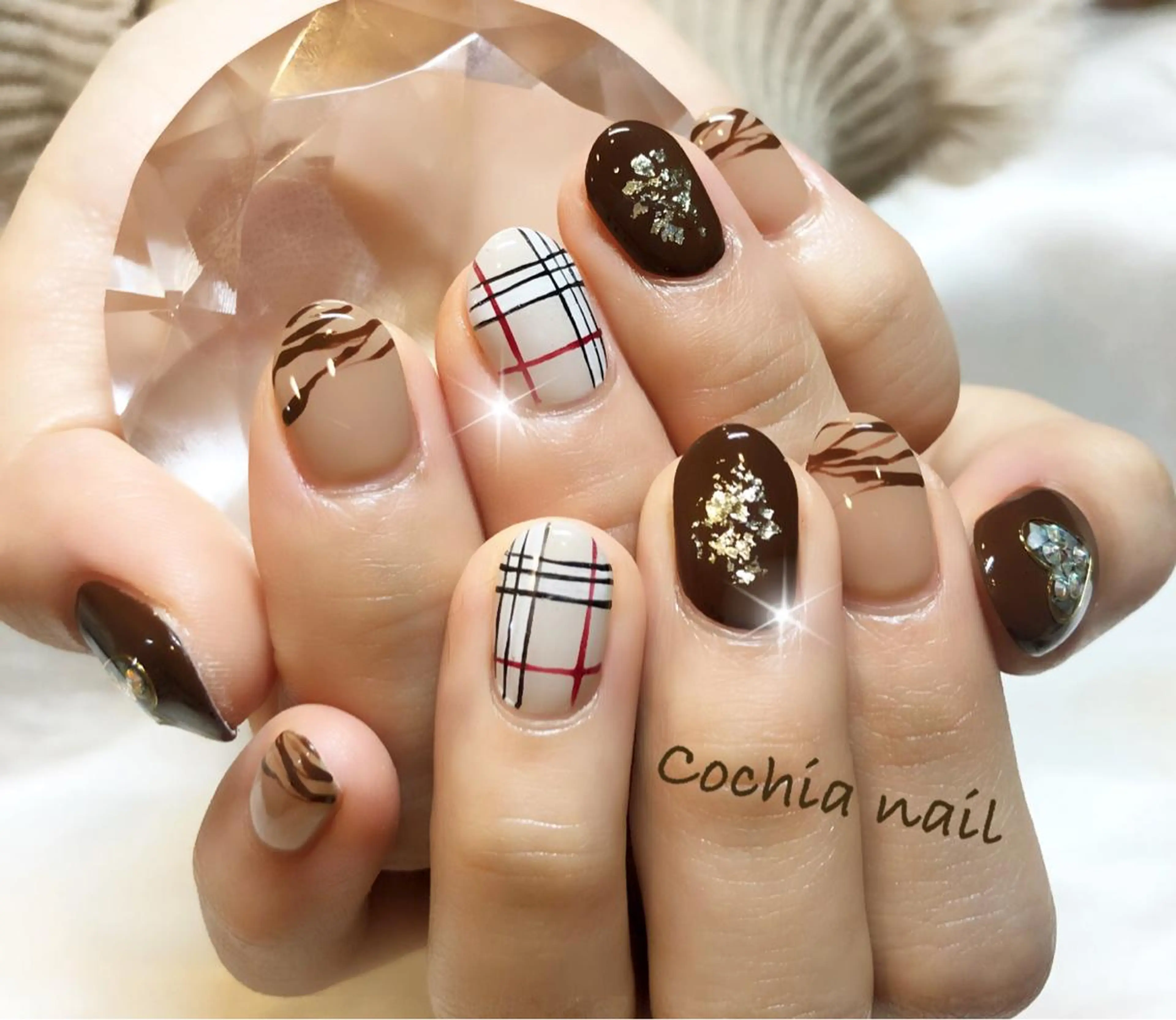ネイル ハンドネイル ☆Cochia nail☆のネイルデザイン