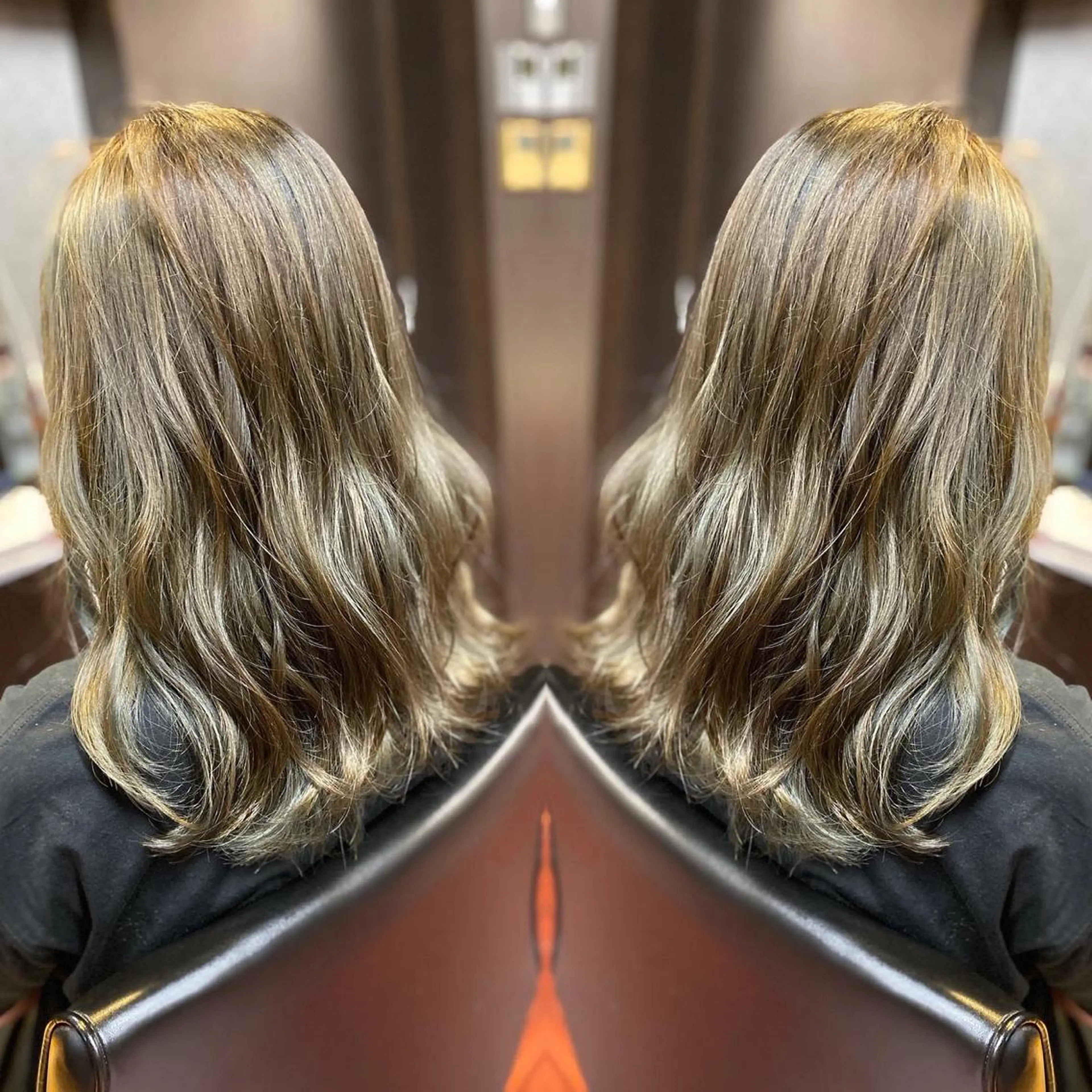 ミディアム カラー ヘアアレンジ ハイライトカラー ハイライト カット ヘアカラー トリートメント Lizir  ルズィール所属・Luzir⭐︎ GEN⭐︎のヘアスタイル