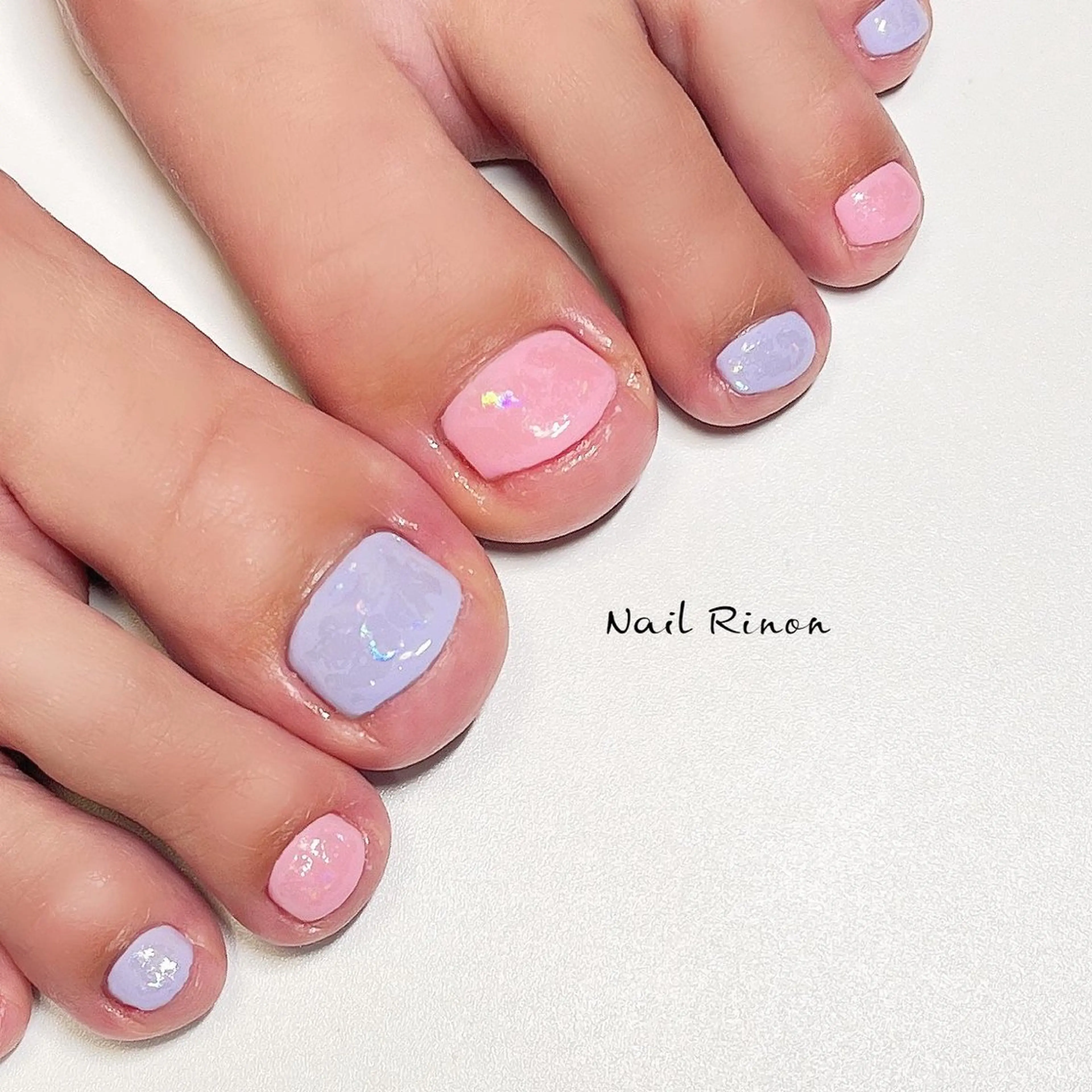 ネイル ハート ハンドネイル Nail Rinonのネイルデザイン