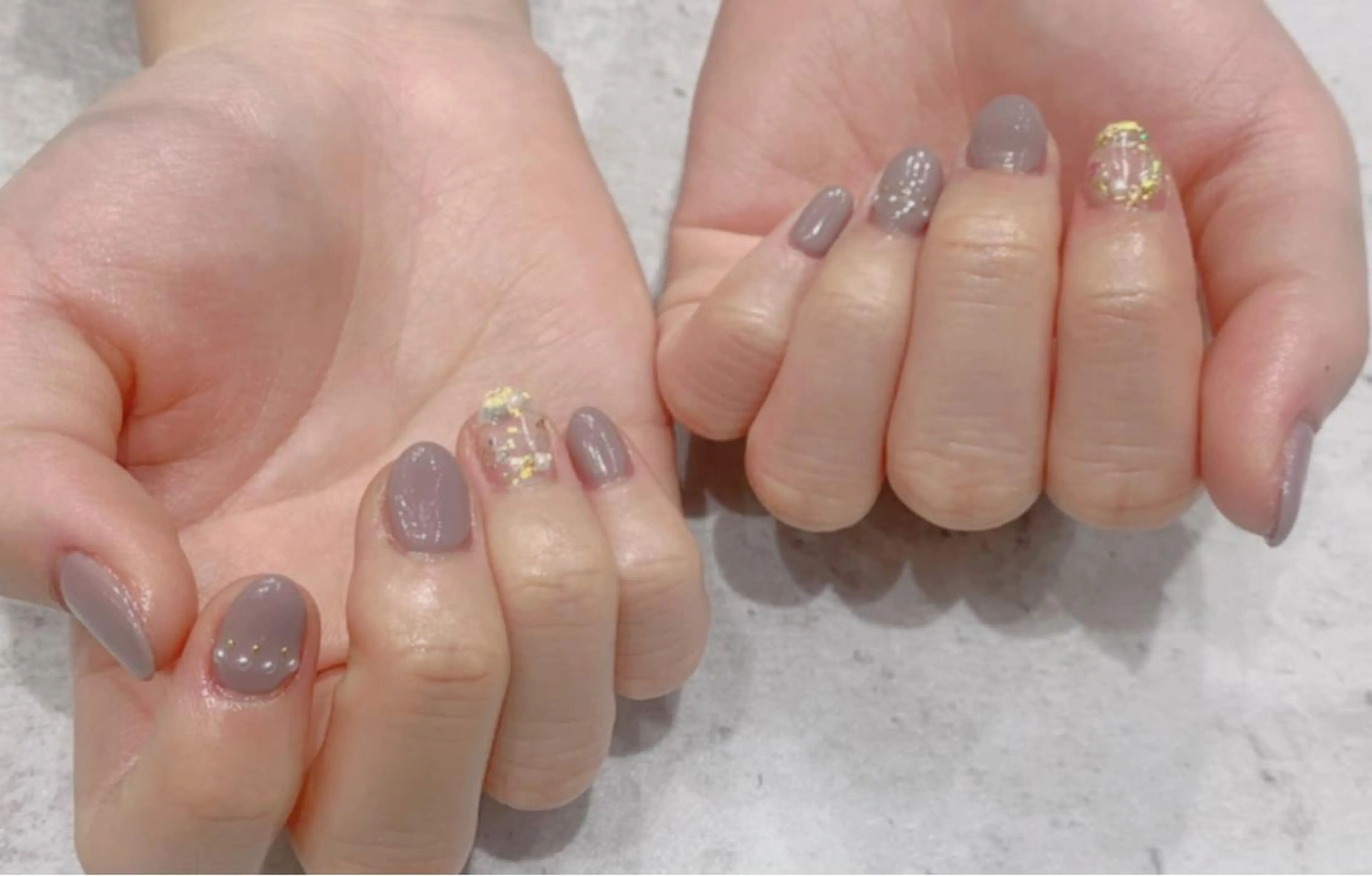 ネイル ゴールド シンプルネイル ハンドネイル COCO Nail　光が丘駅近のネイルデザイン