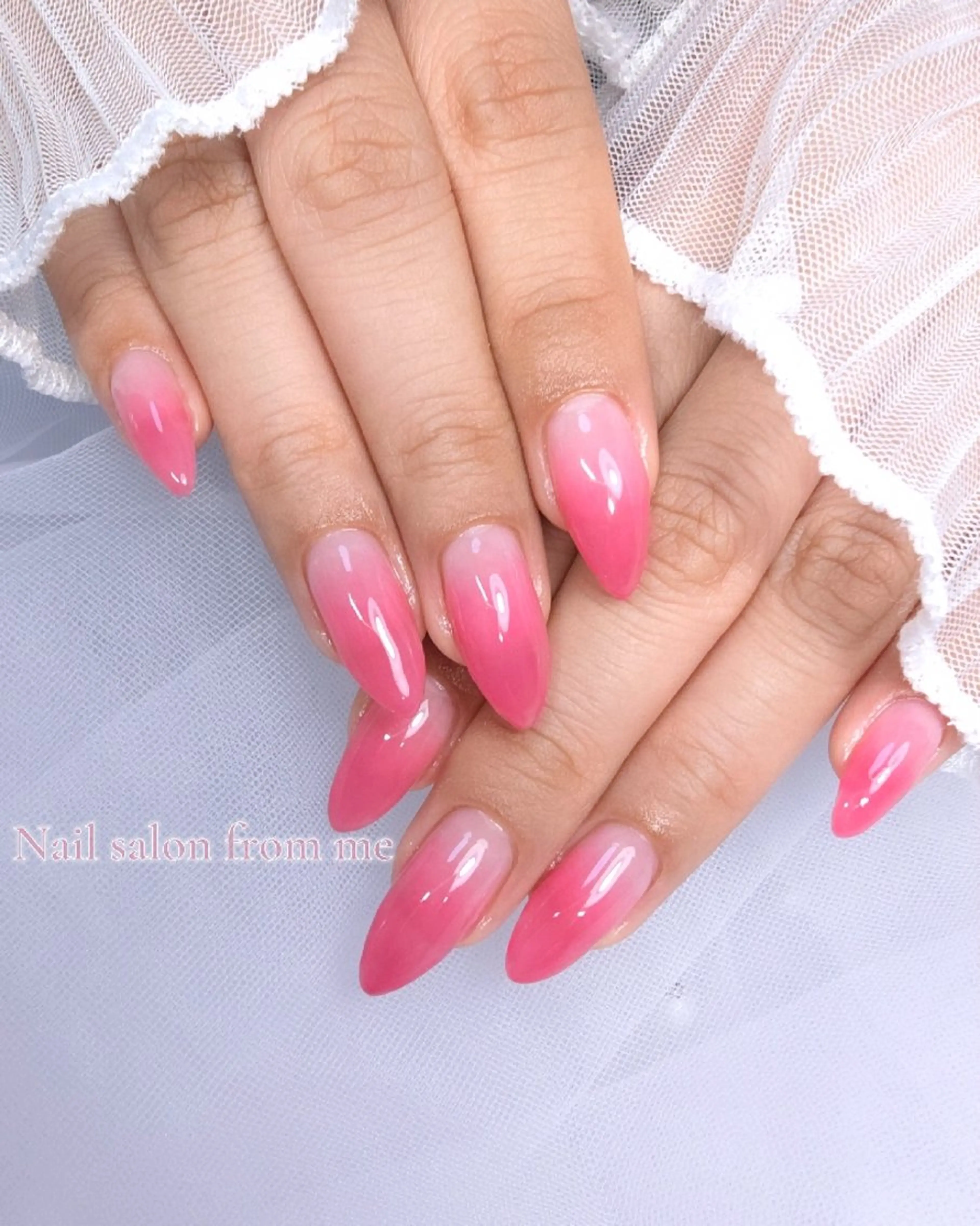 ネイル グラデーション ピンク NailSalon  from meのネイルデザイン