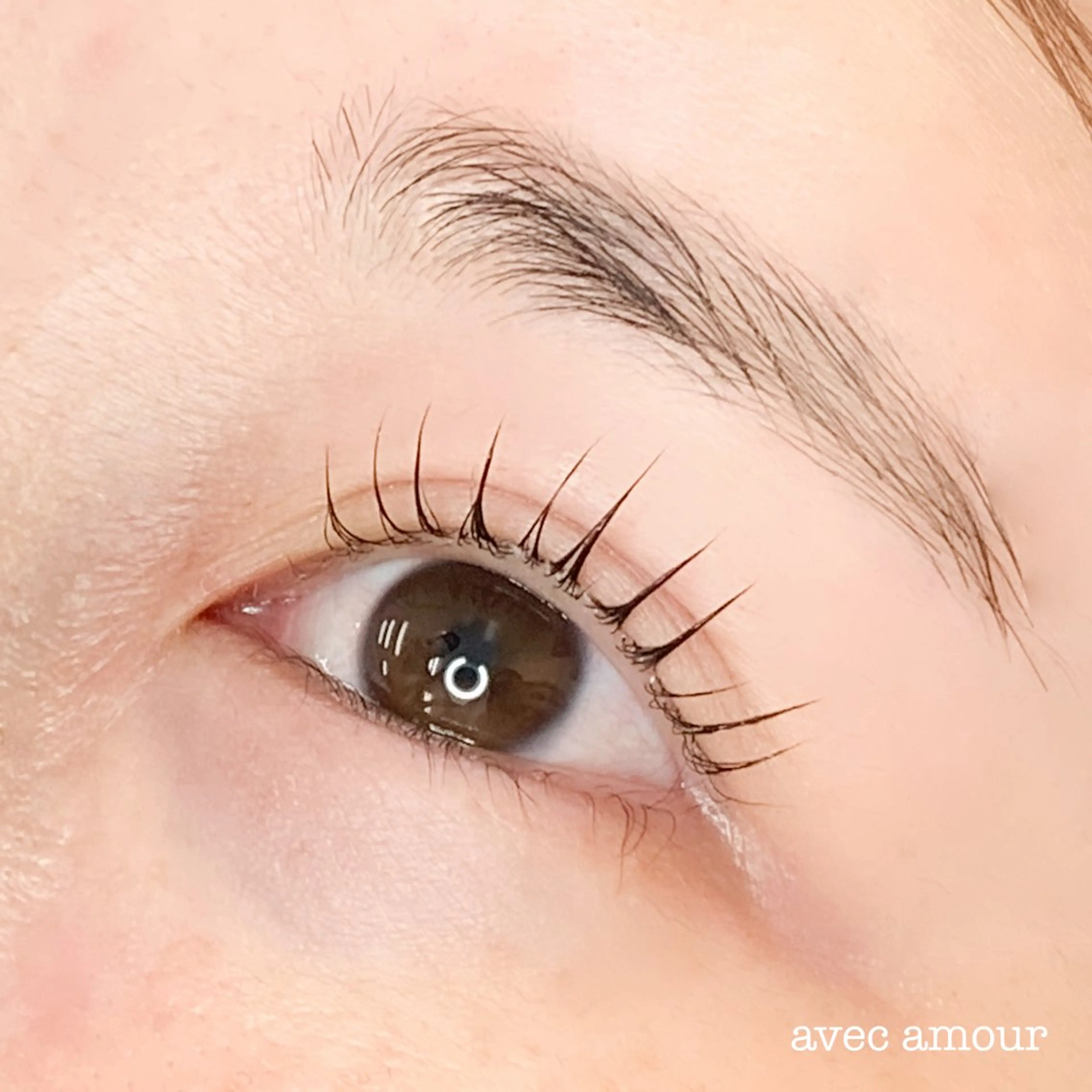 オーダーメイドラッシュリフト+コーティング仕上げの写真