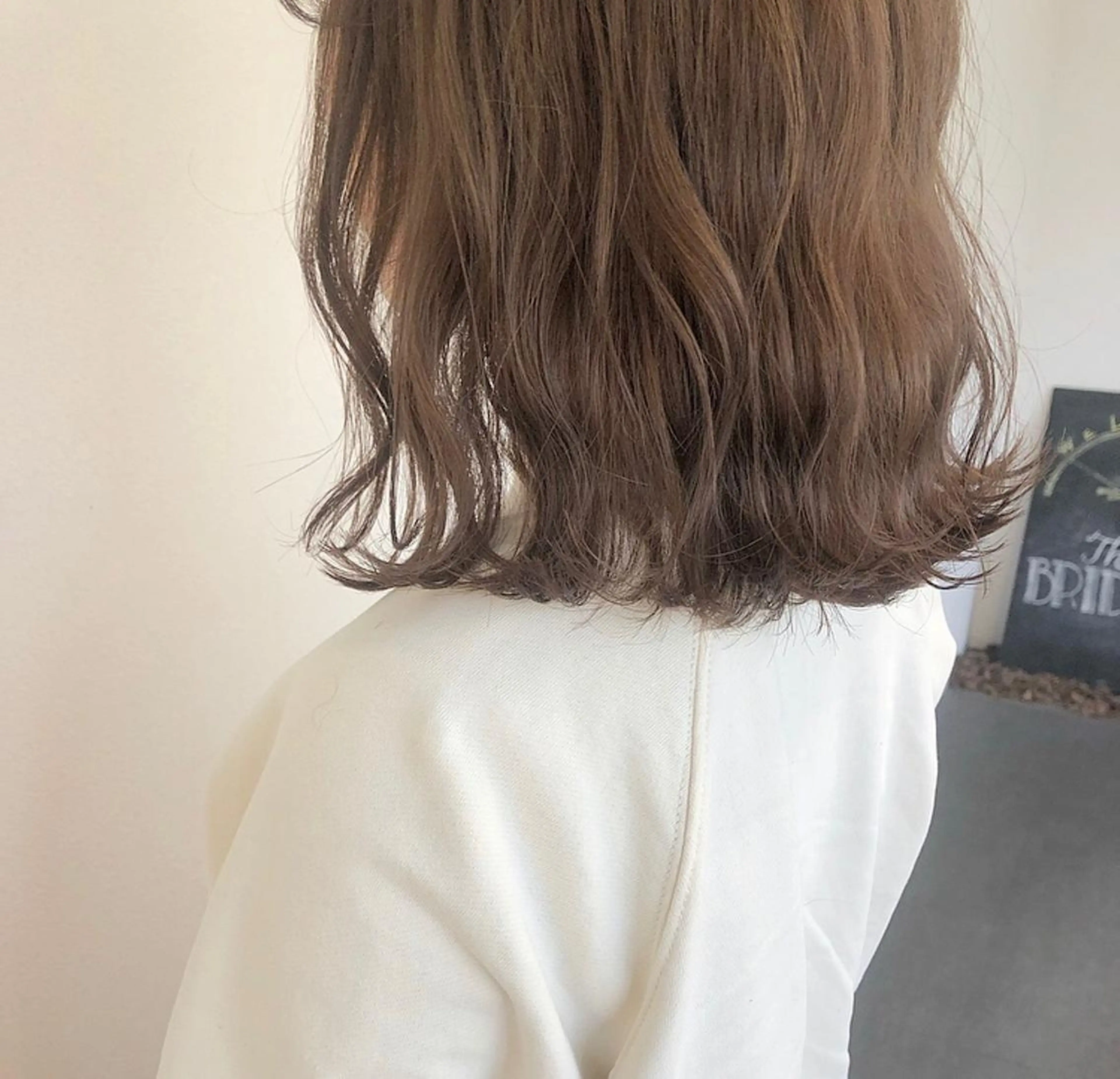 ミディアム カラー カット ヘアカラー トリートメント GPIP 近藤沙樹のヘアスタイル