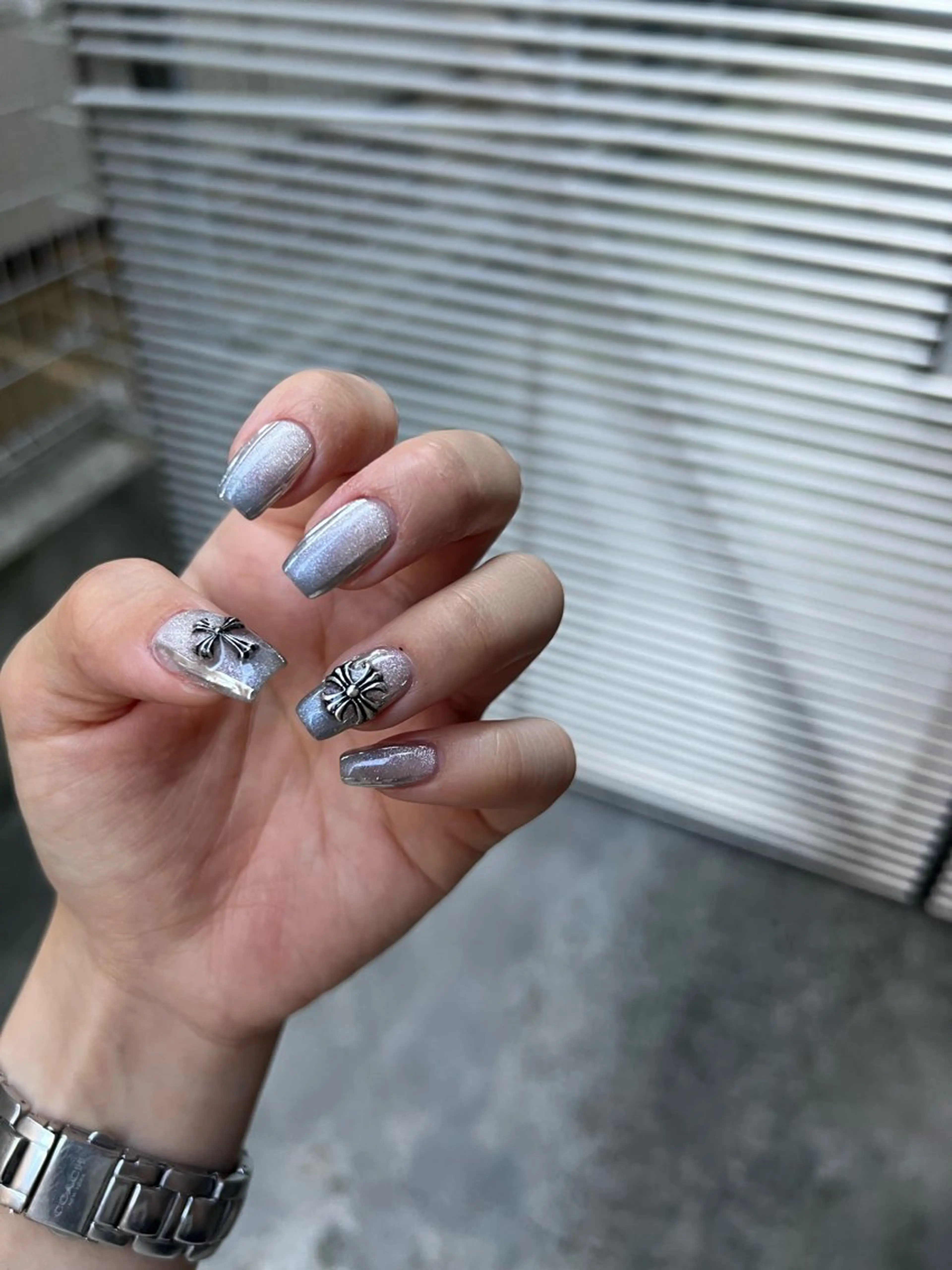 ネイル マグネットネイル 持ち込み ニュアンスネイル Charme. NOBUKOのネイルデザイン