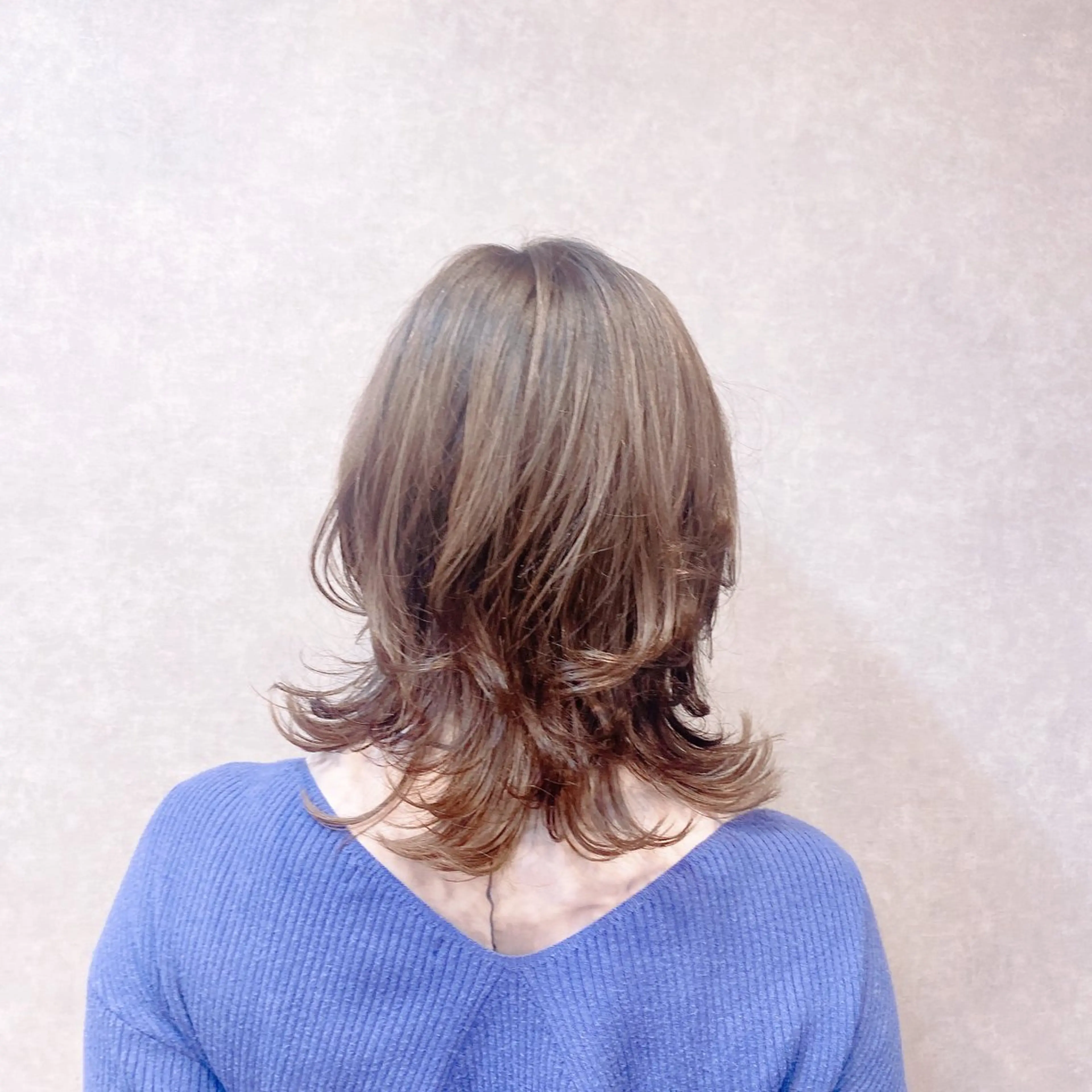 セミロング パーマ LAZO🕊 さとう ななほのヘアスタイル