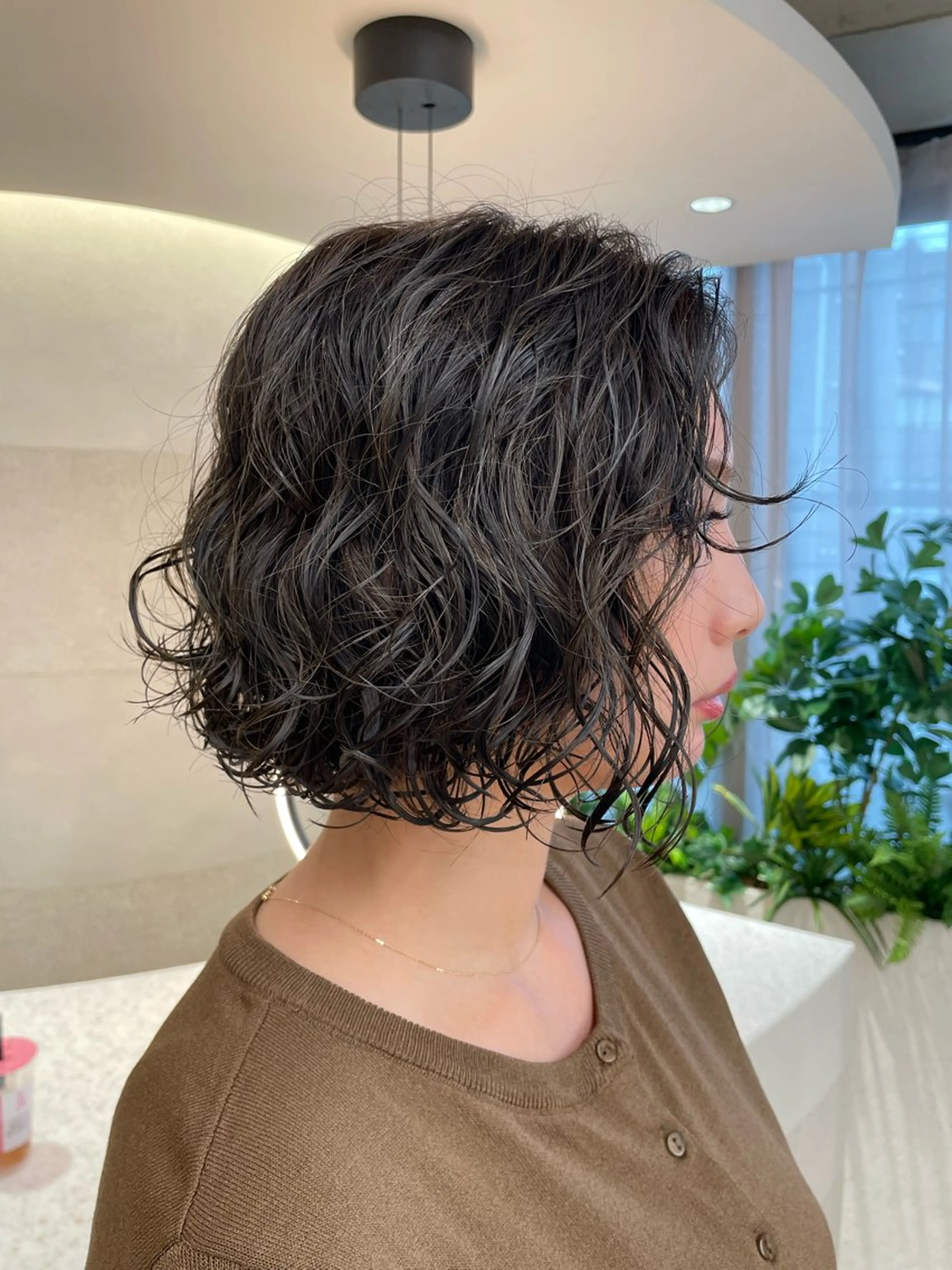 ミディアム カラー パーマ カット ヘアカラー パーマ トリートメント Toiro 横浜所属・🎀レイヤー/パーマ カラー/ai🎀のヘアスタイル