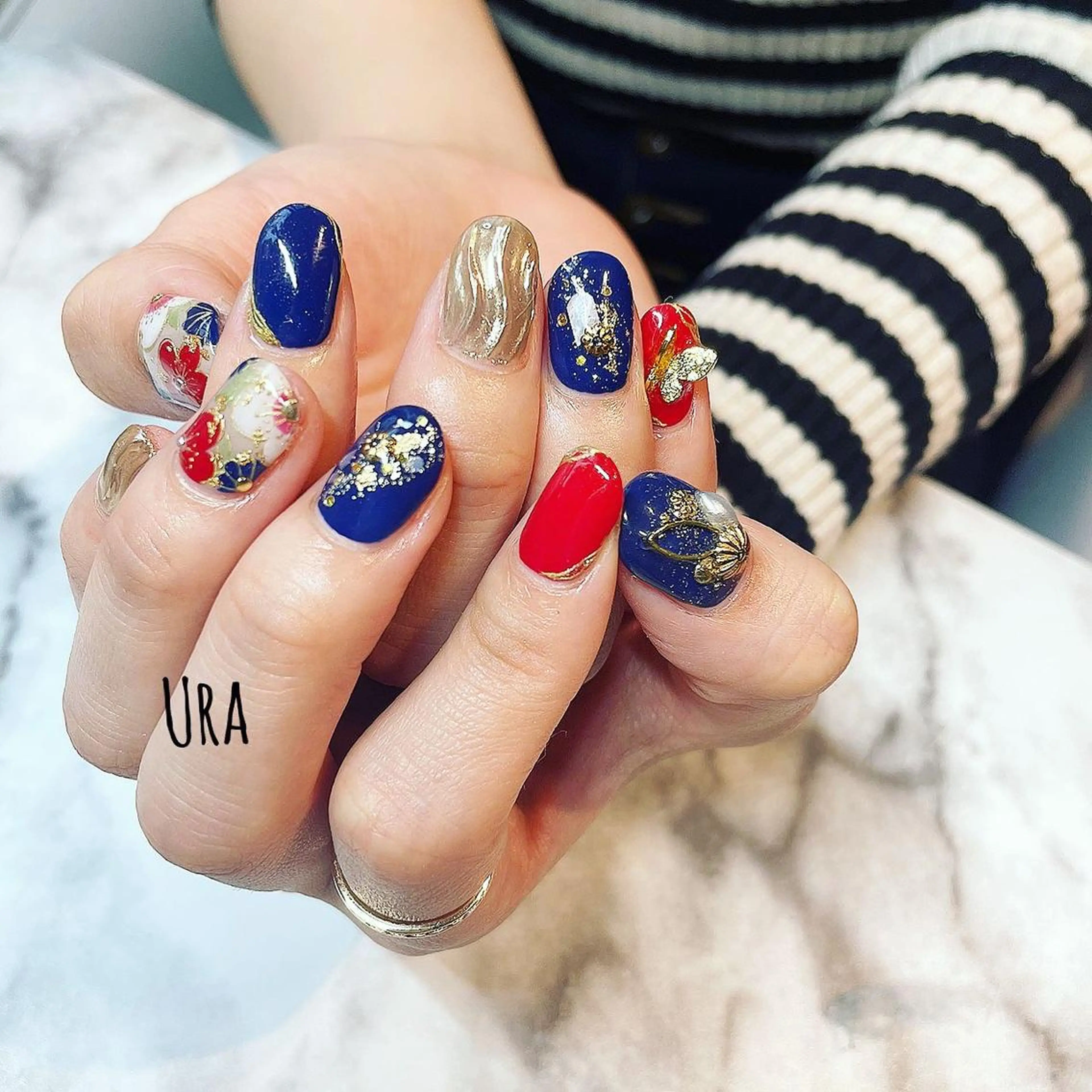 ネイル ハンドネイル UrakoNail 《nail》のネイルデザイン