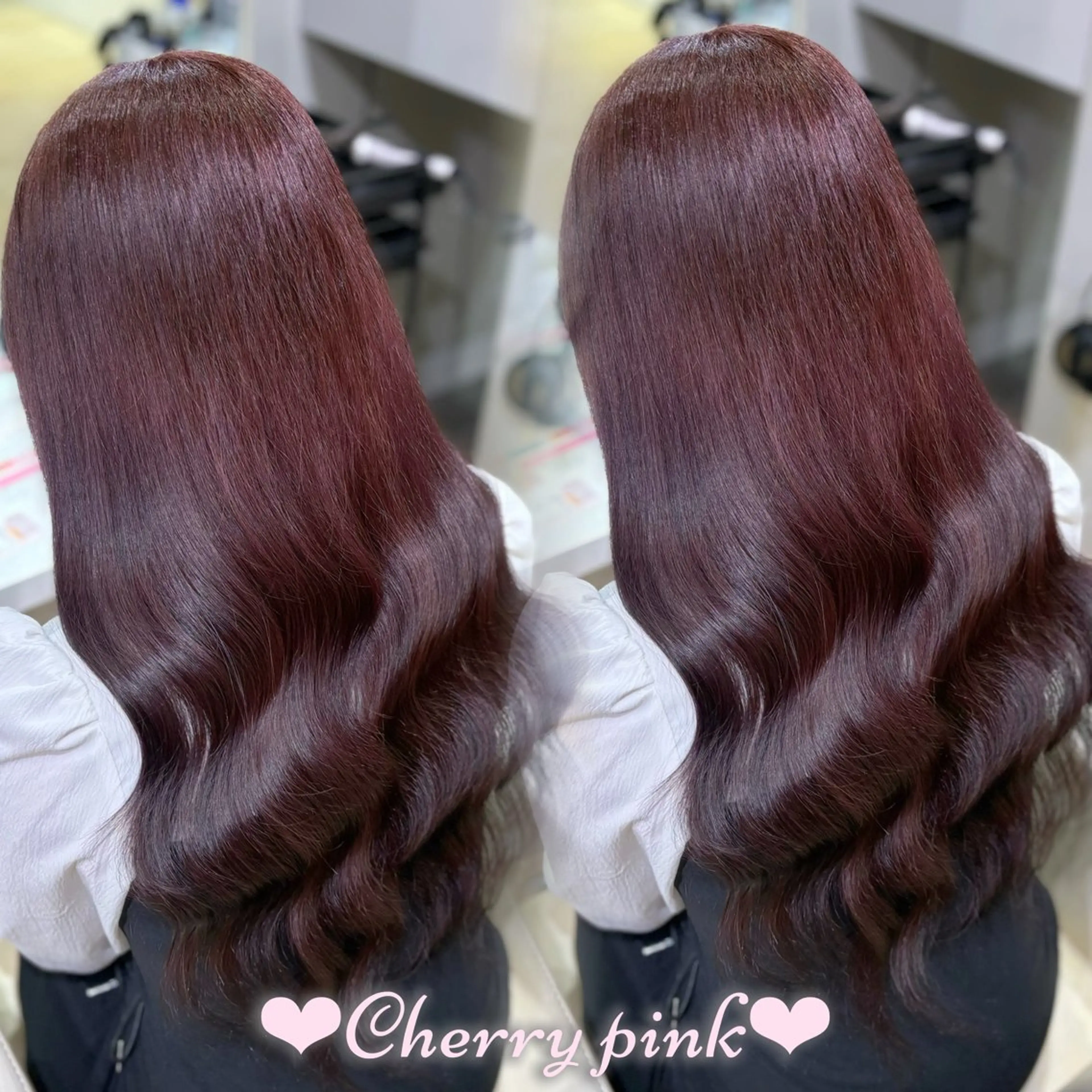 ロング カラー ブリーチ ダブルカラー ブリーチなしカラー ヘアカラー トリートメント 新宿/透明感カラー /韓国ヘアKANA♡のヘアスタイル