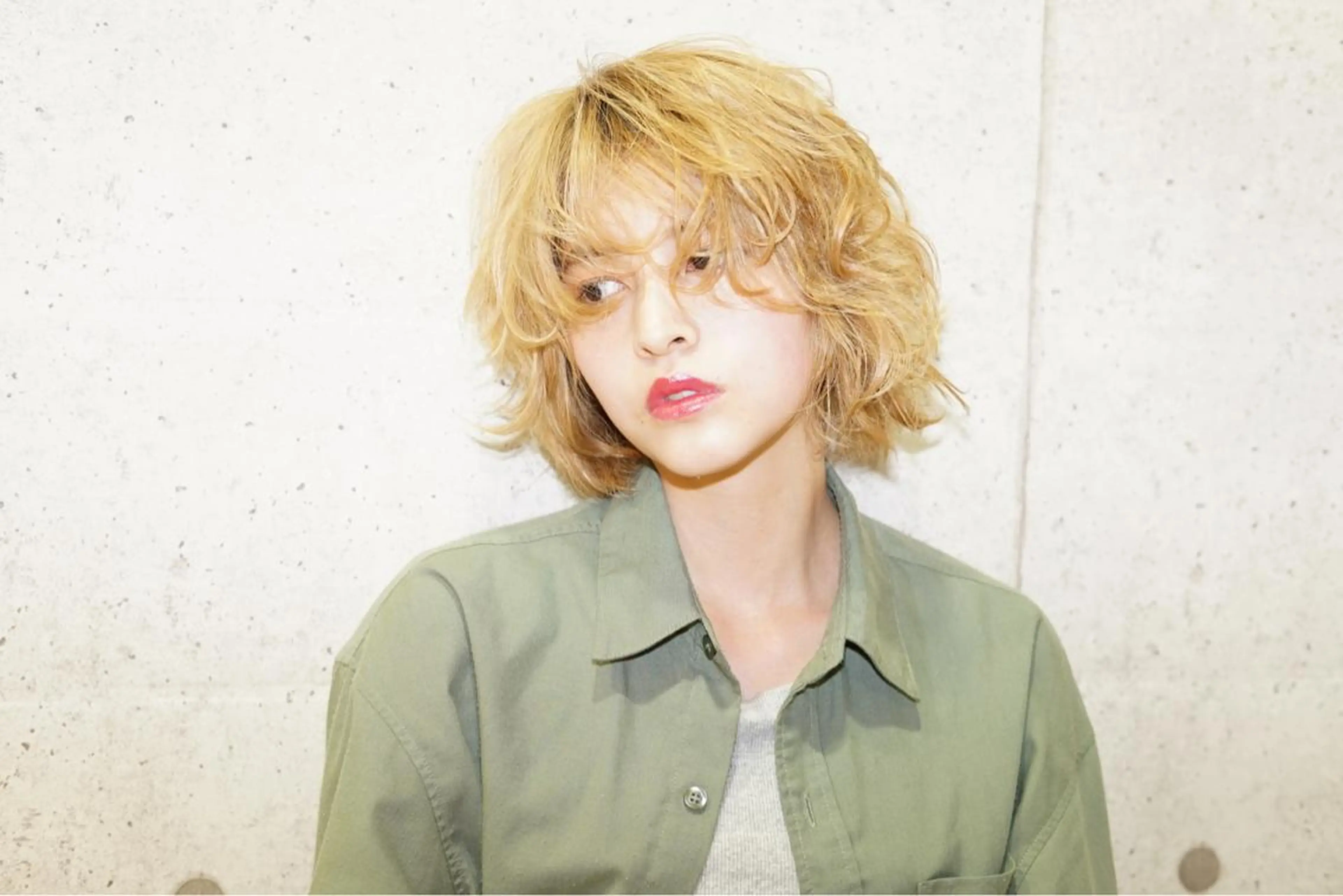 ミディアム カラー パーマ 可愛いを作る神 ナオヒロのヘアスタイル