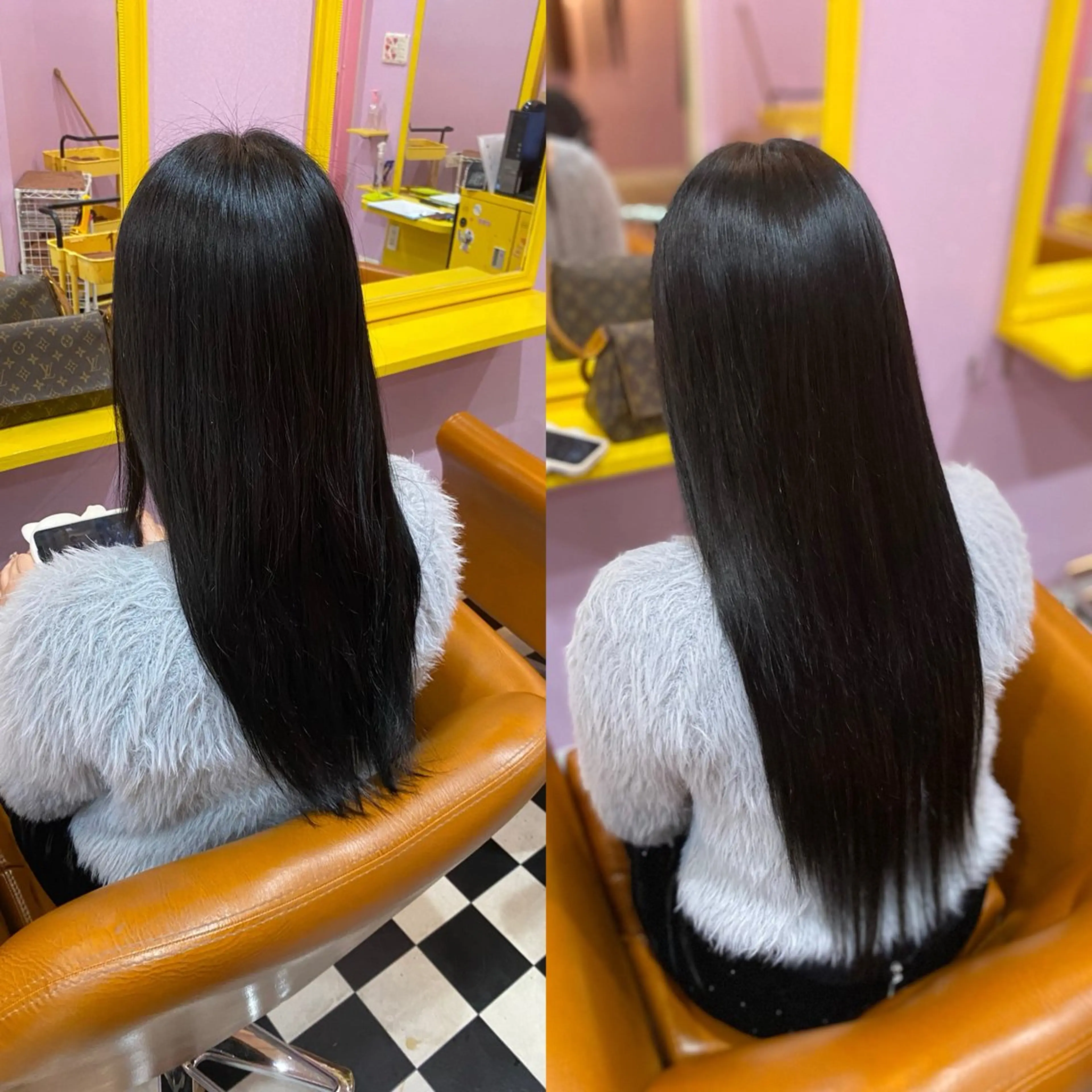 ロング エクステ チビ編み込みエクステ どぅ〜す/YUIのヘアスタイル